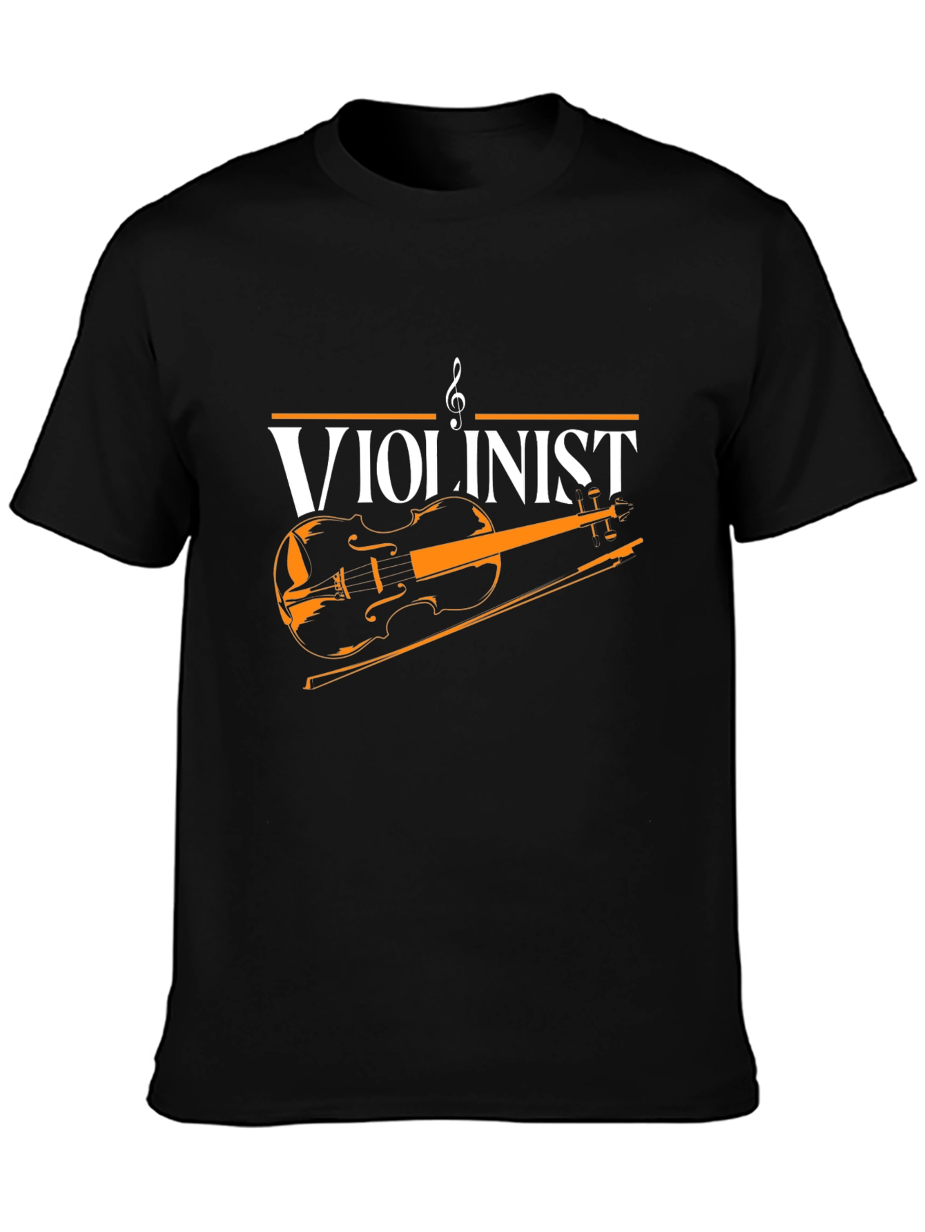 Violinist Graphic Tee - Music Lover Shirt