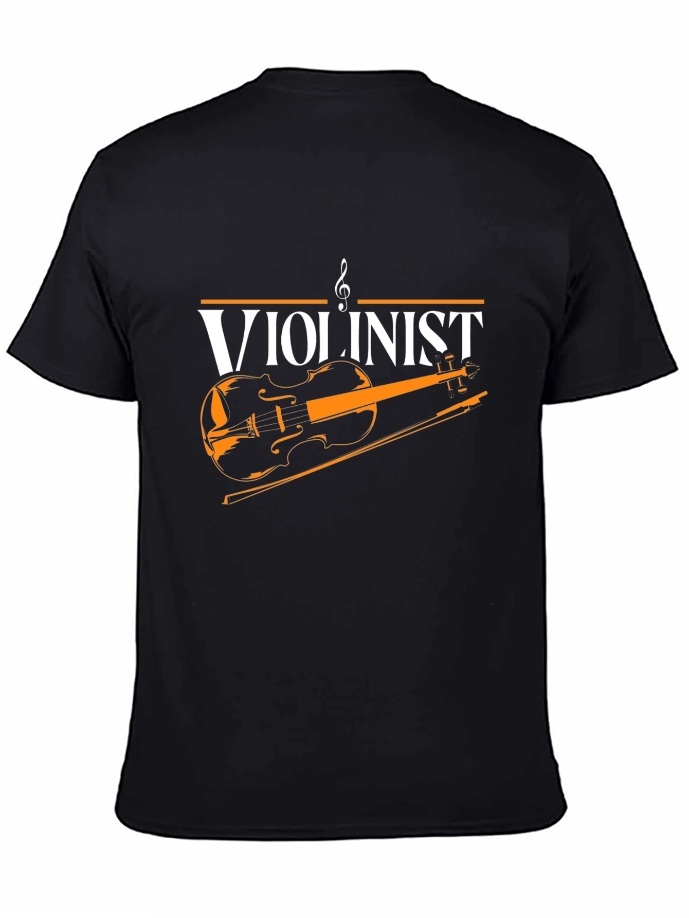 Violinist Graphic Tee - Music Lover Shirt