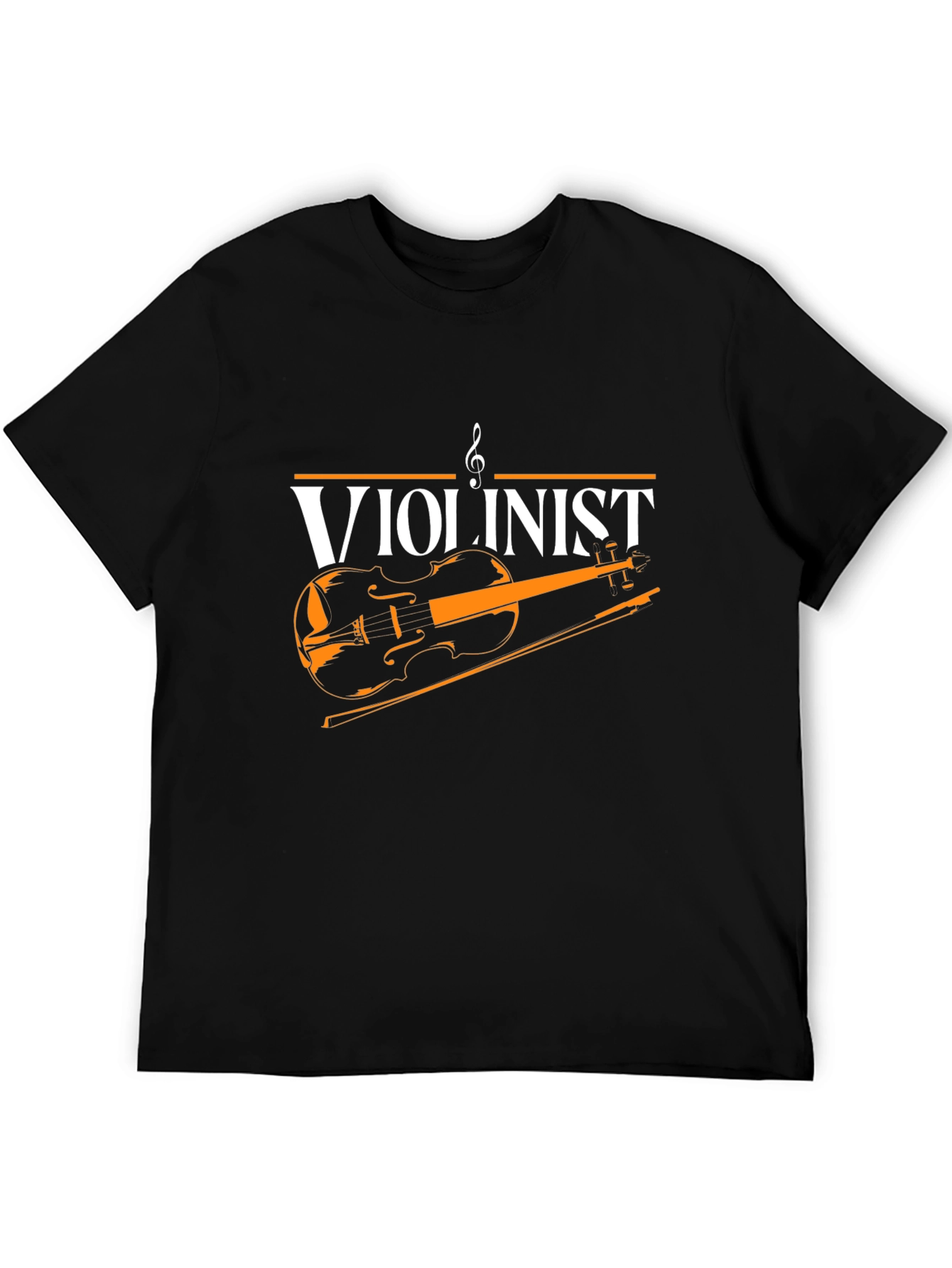 Violinist Graphic Tee - Music Lover Shirt