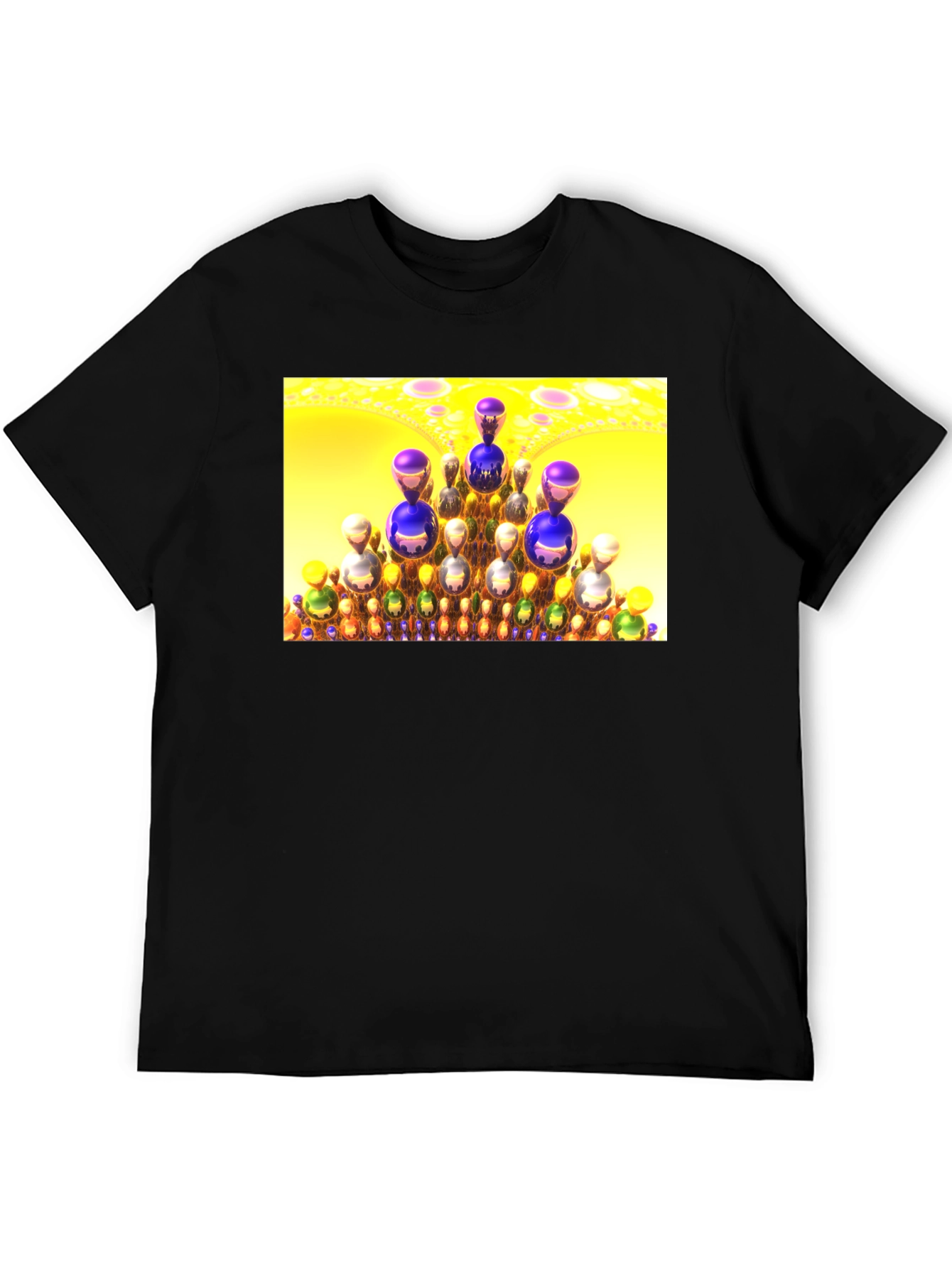 Fractal Spheres T-Shirt - Unique Design