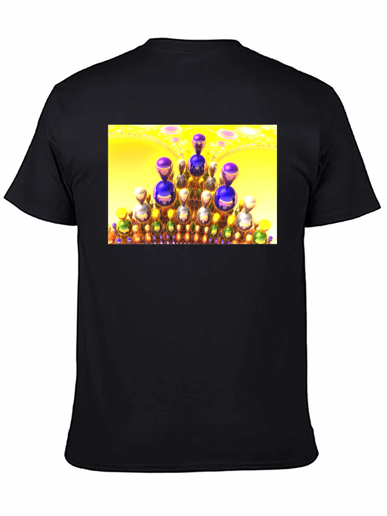 Fractal Spheres T-Shirt - Unique Design