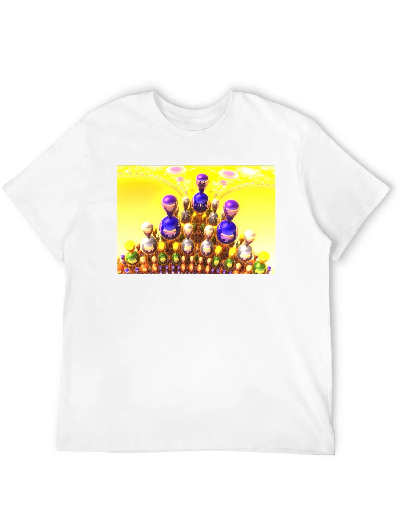 Fractal Spheres T-Shirt - Unique Design