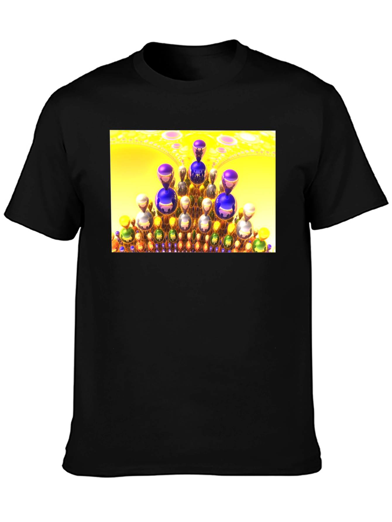 Fractal Spheres T-Shirt - Unique Design