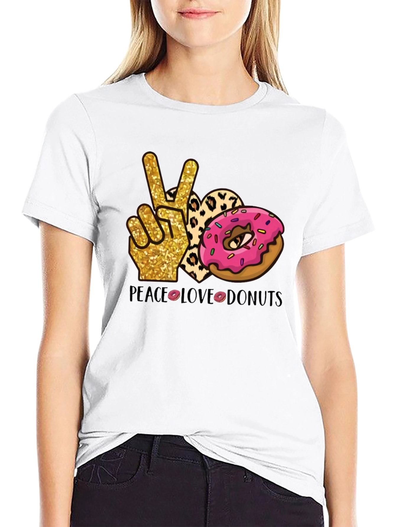 Peace Love Donuts T-Shirt
