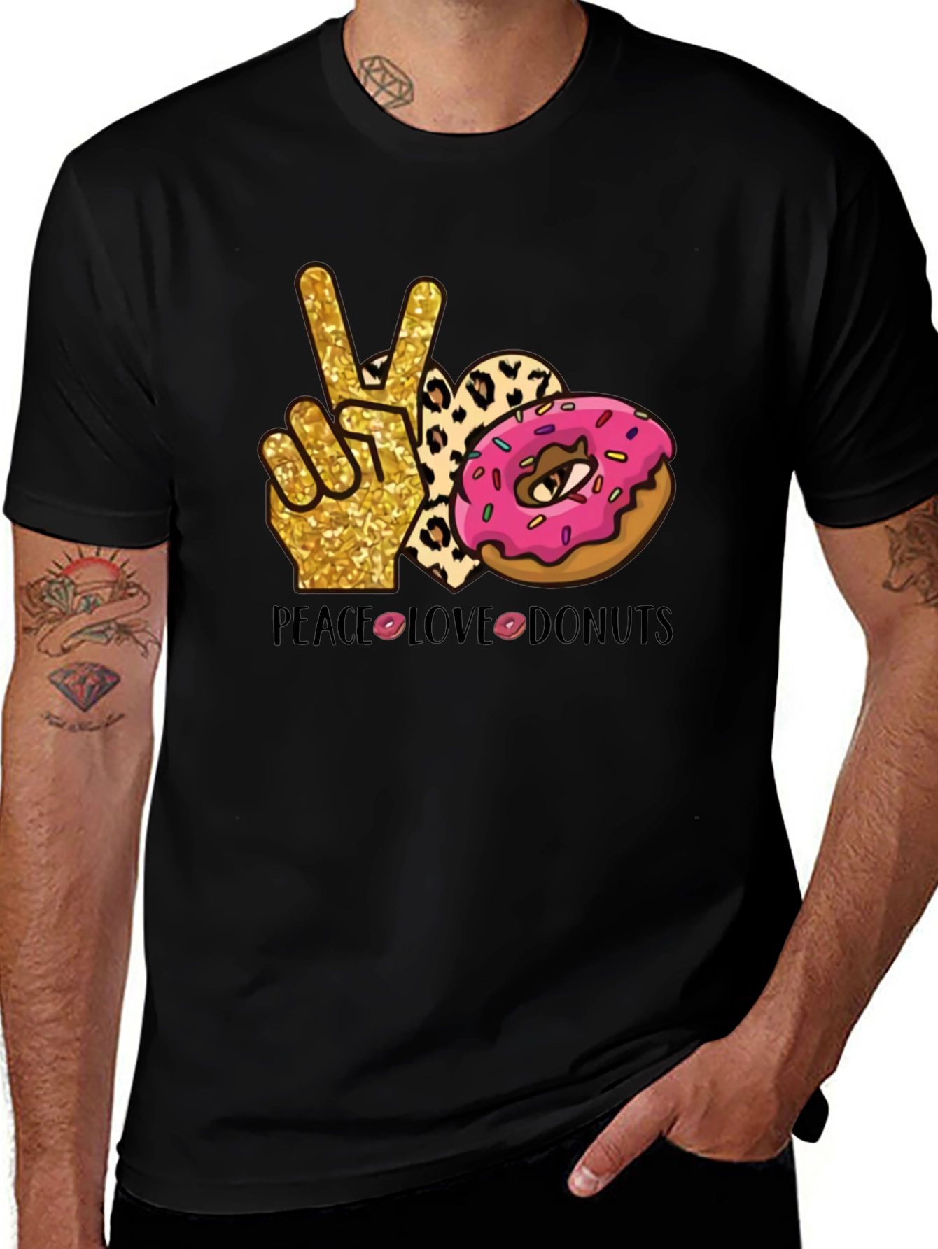 Peace Love Donuts T-Shirt