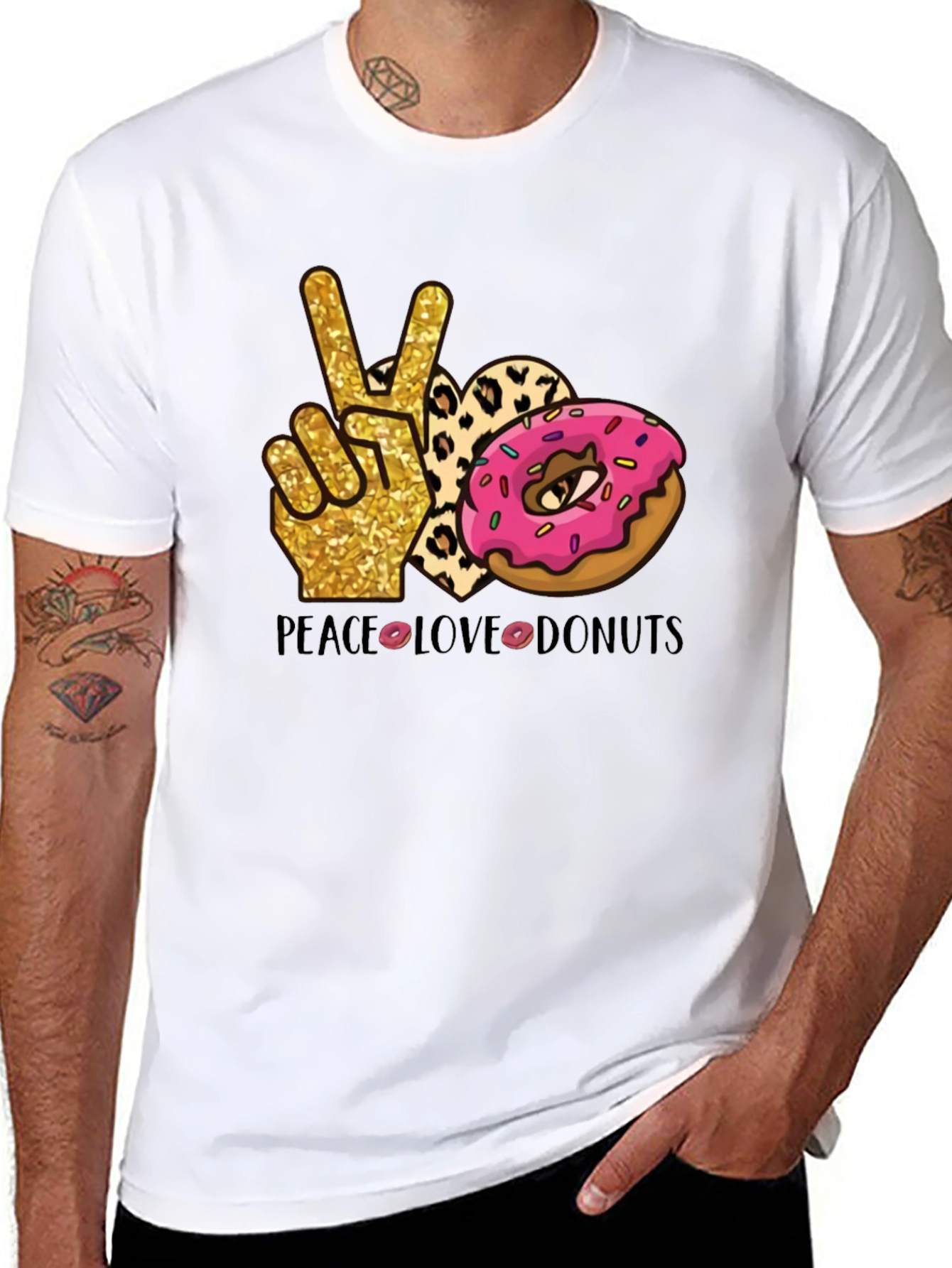 Peace Love Donuts T-Shirt