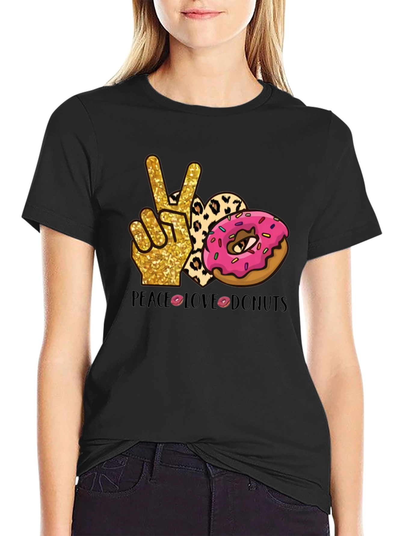 Peace Love Donuts T-Shirt