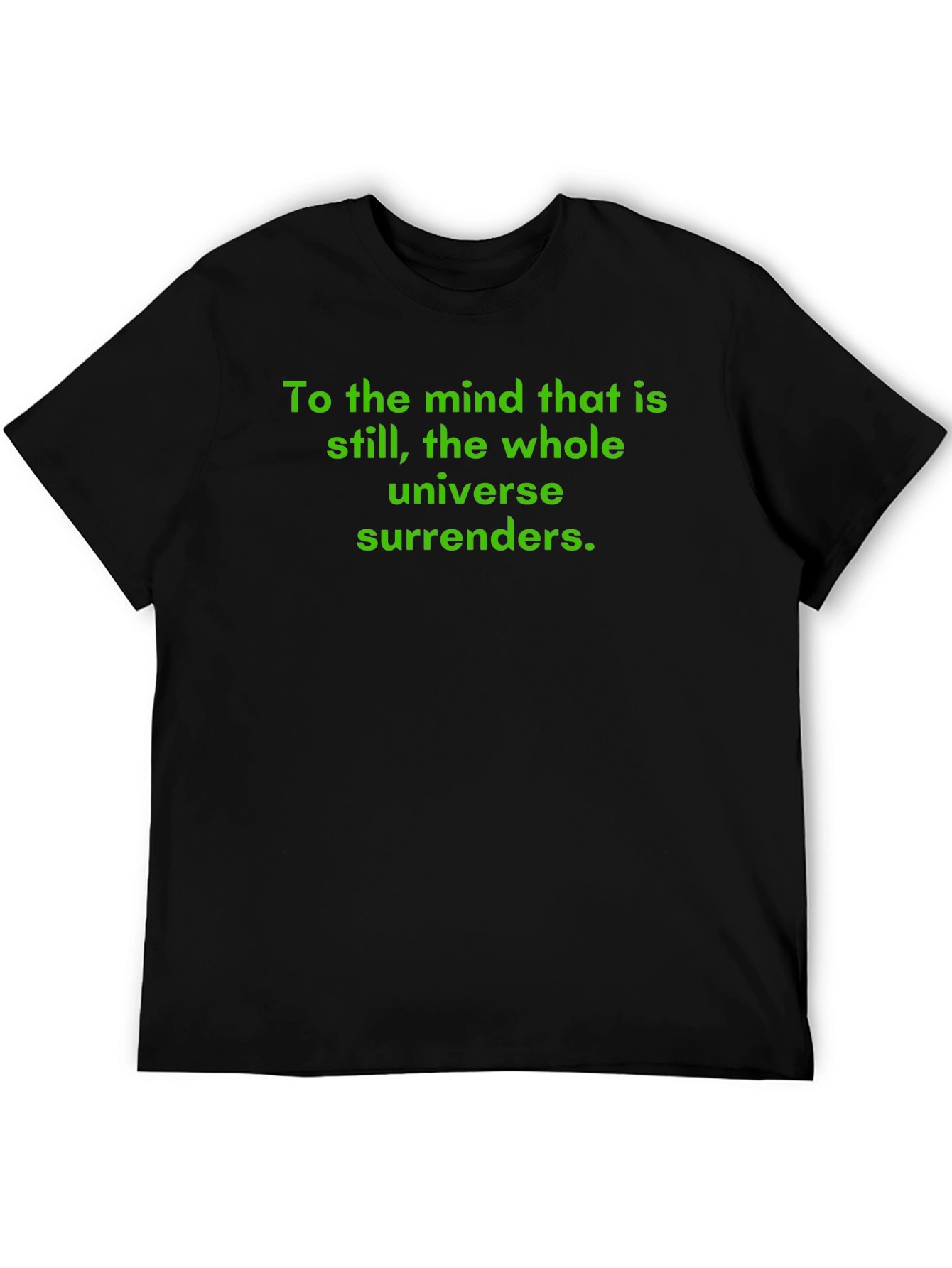 Universe Surrenders T-Shirt - Black