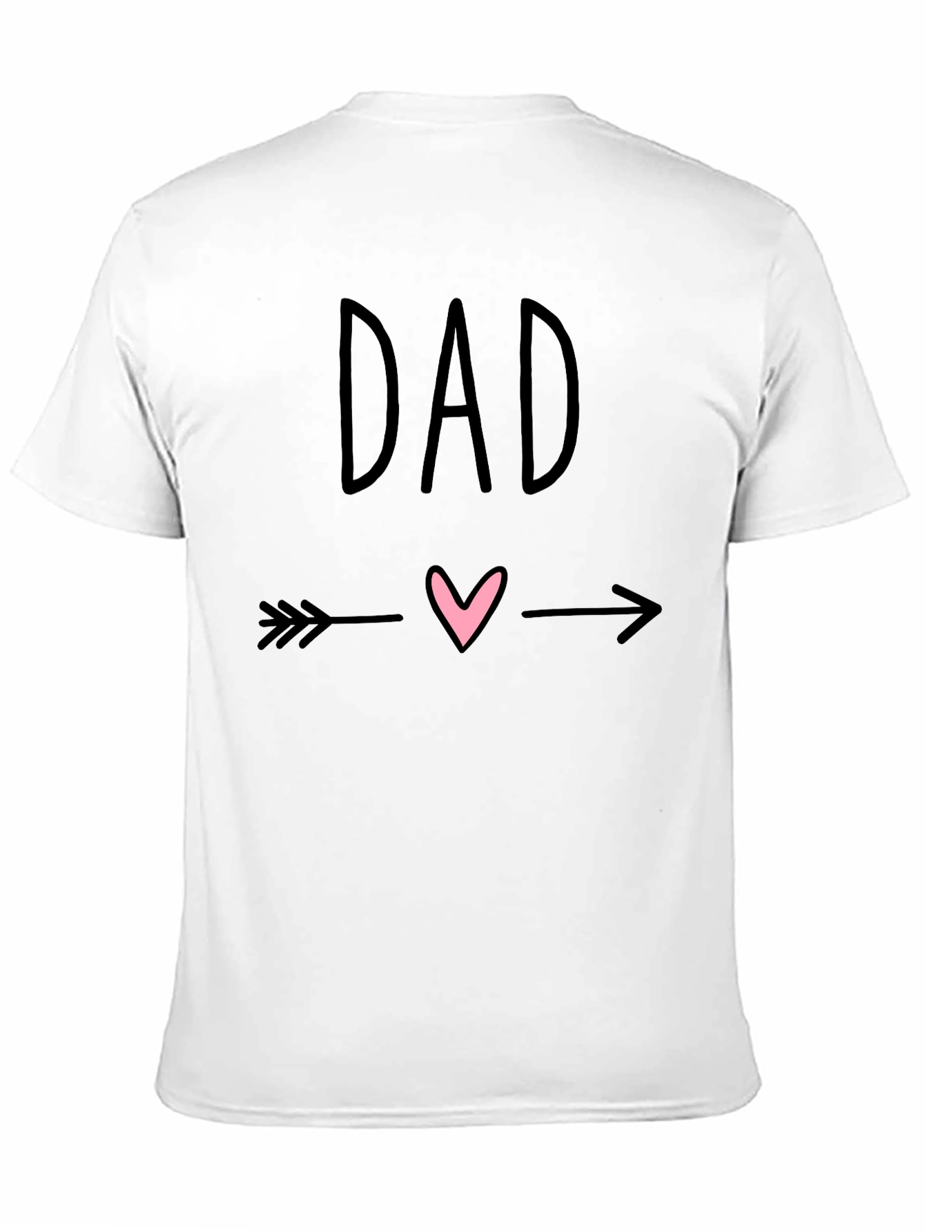 Dad Arrow Heart Graphic T-Shirt