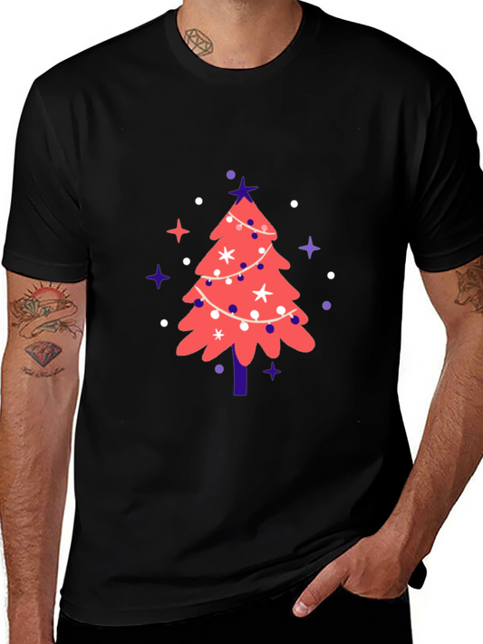 Festive Christmas Tree Graphic Tee