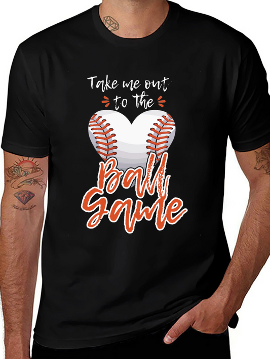 Baseball Game Heart Tee - Perfect for Baseball Fans!