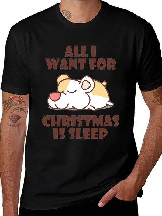 All I Want For Christmas is Sleep T-Shirt