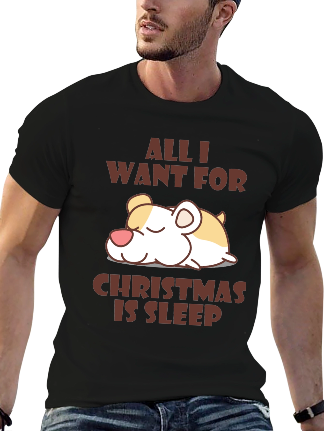 All I Want For Christmas is Sleep T-Shirt