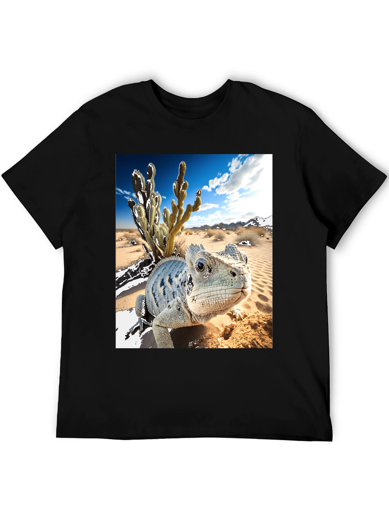 Desert Lizard Graphic Tee - Nature Inspired Design