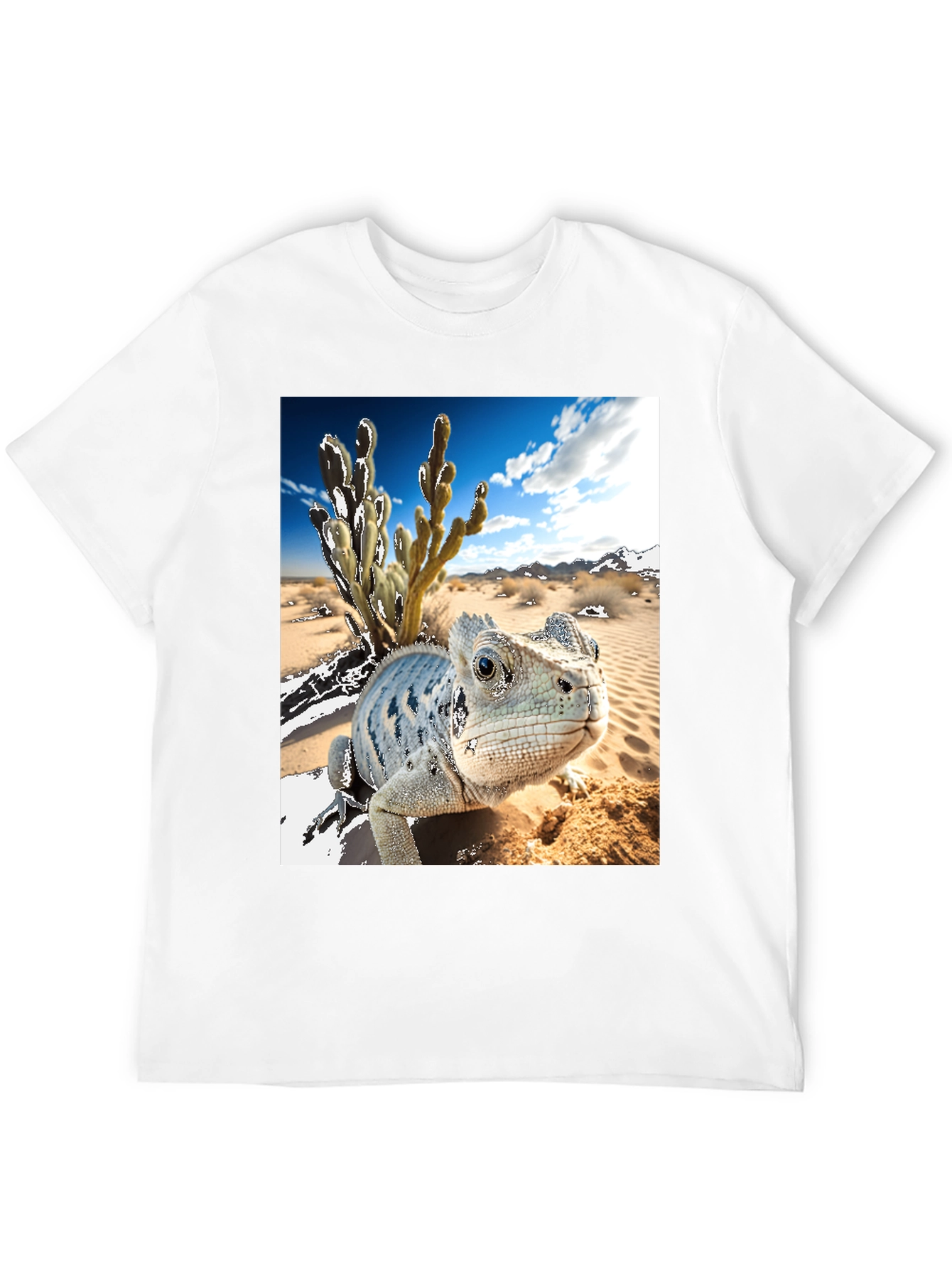 Desert Lizard Graphic Tee - Nature Inspired Design