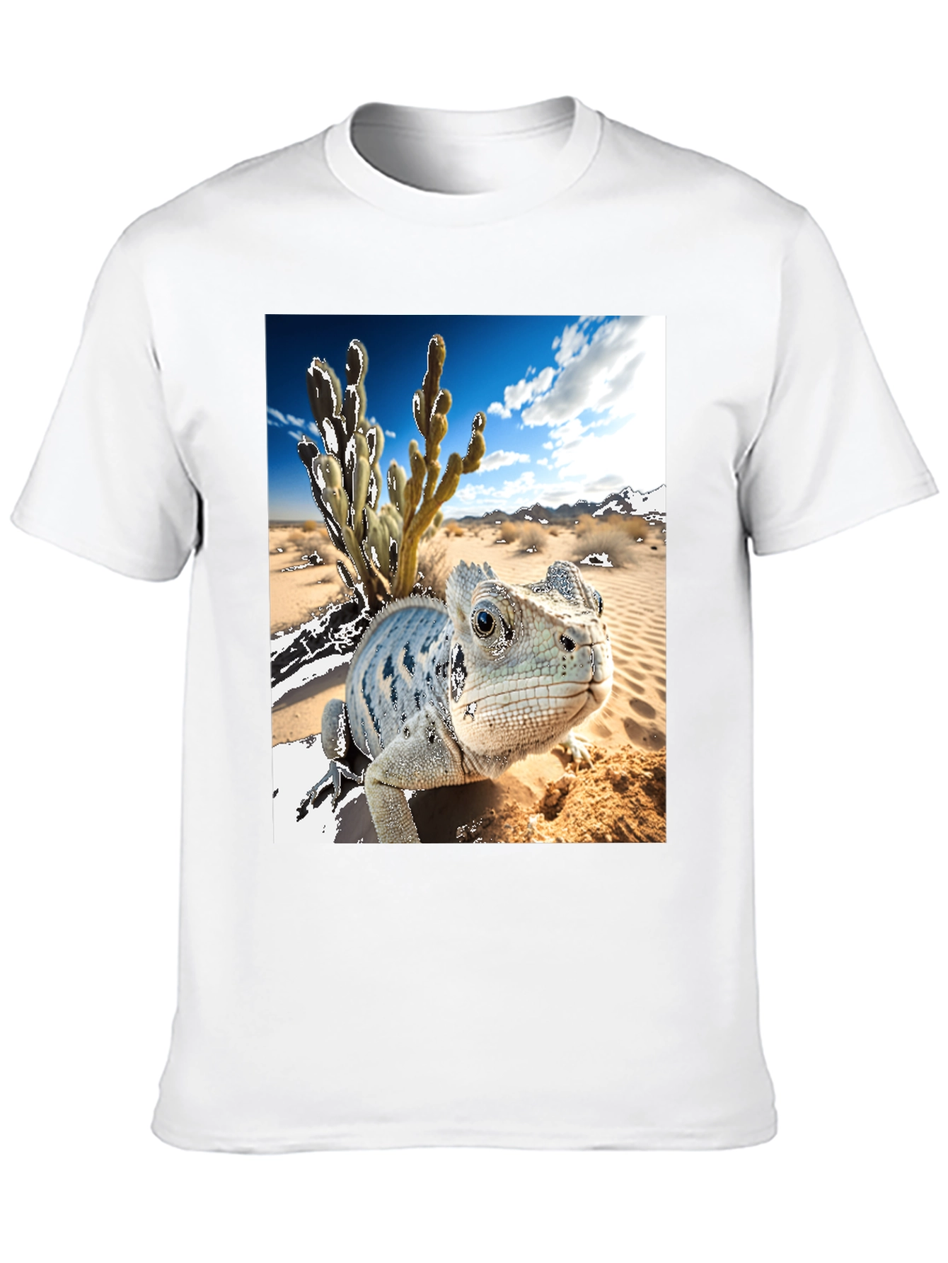 Desert Lizard Graphic Tee - Nature Inspired Design