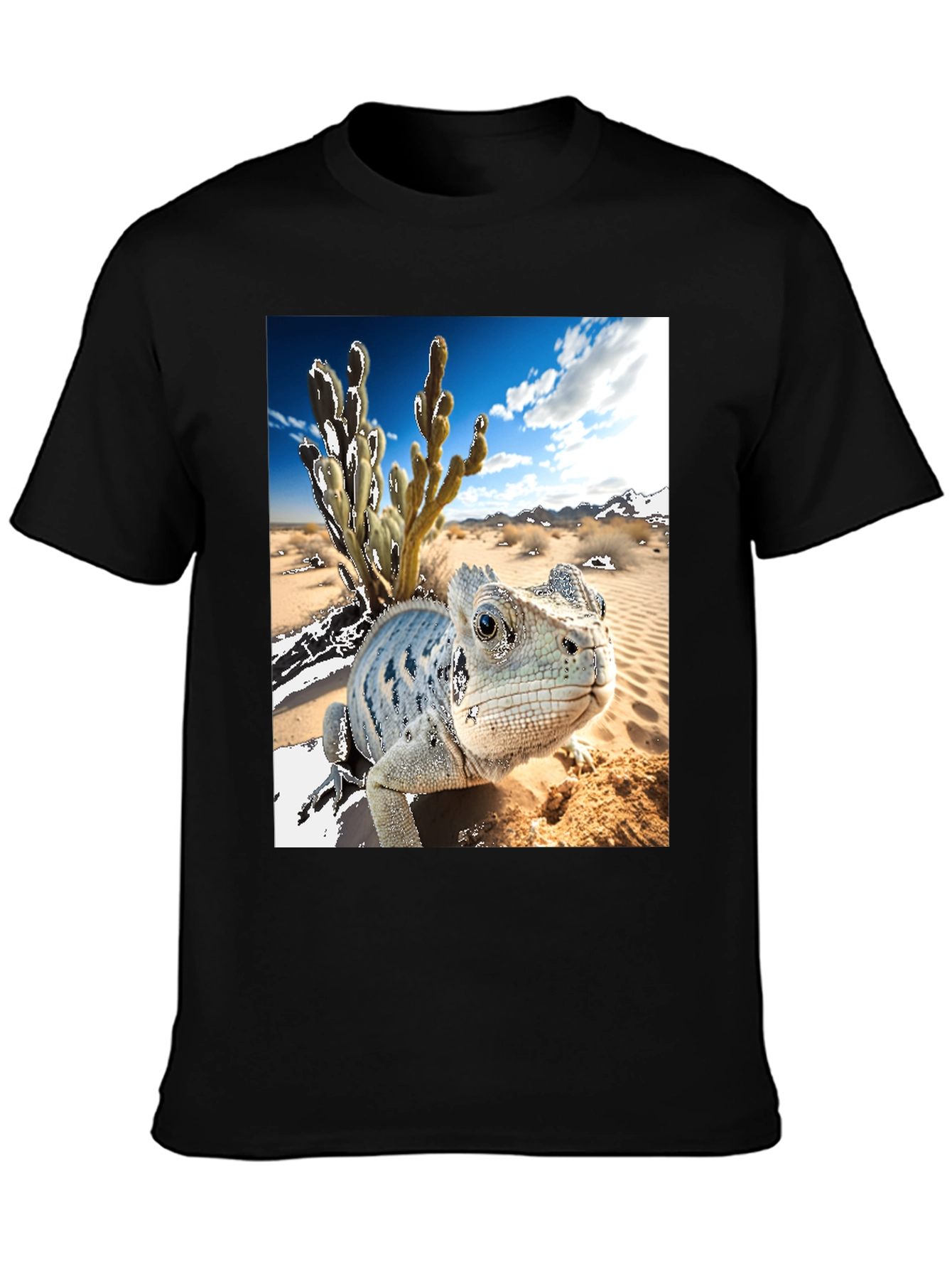 Desert Lizard Graphic Tee - Nature Inspired Design