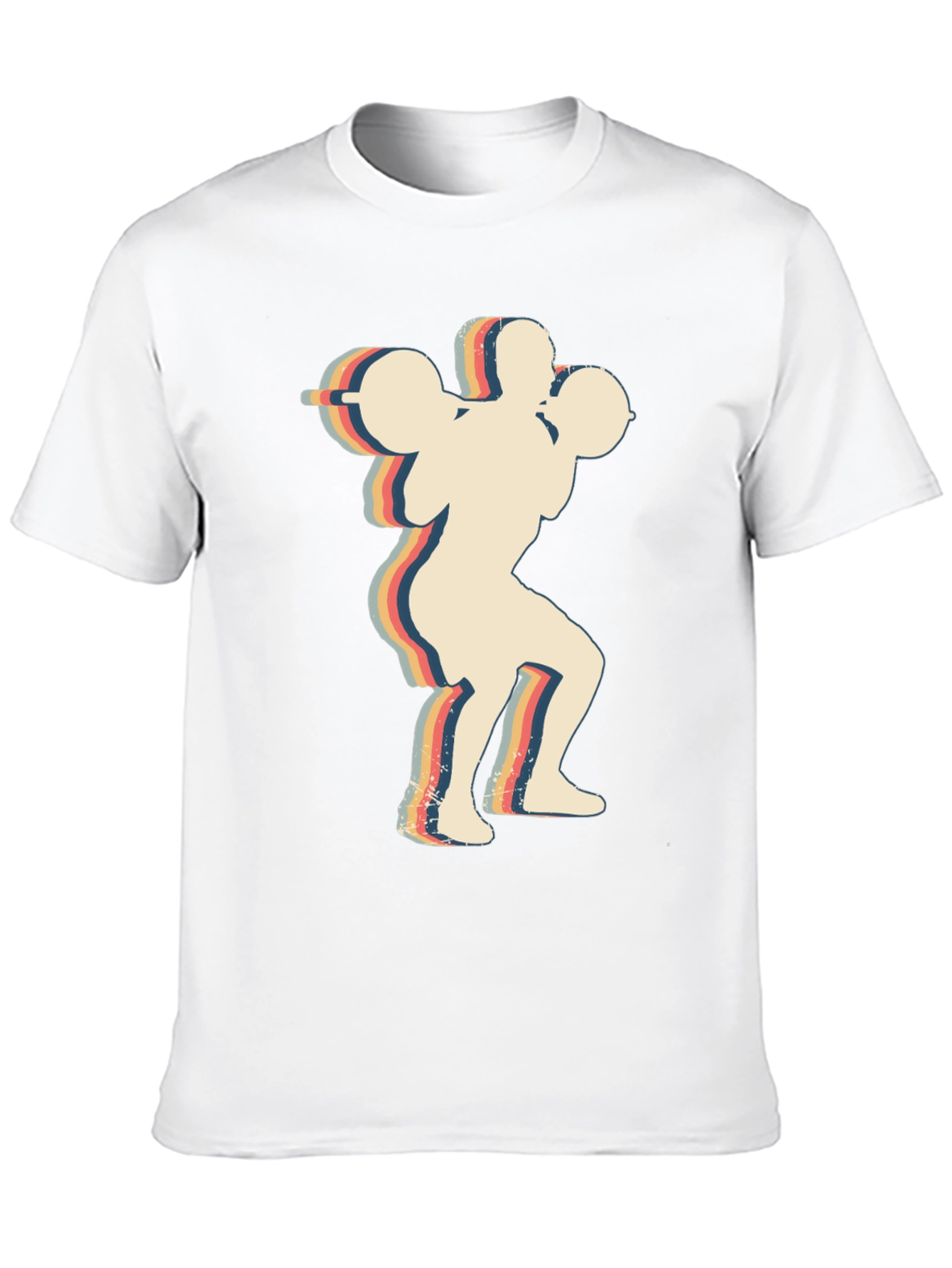 Retro Weightlifter T-Shirt - Gym Apparel
