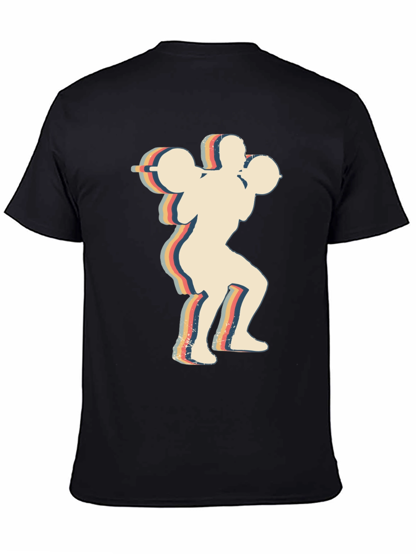 Retro Weightlifter T-Shirt - Gym Apparel