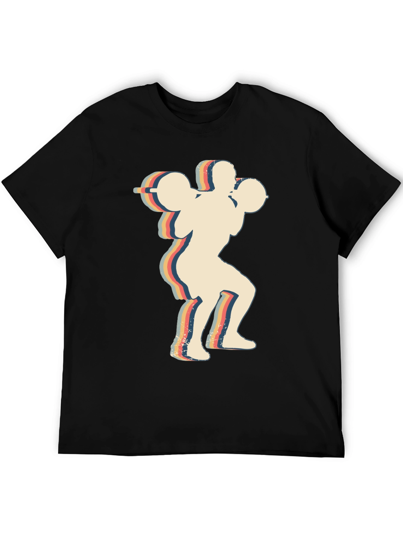 Retro Weightlifter T-Shirt - Gym Apparel
