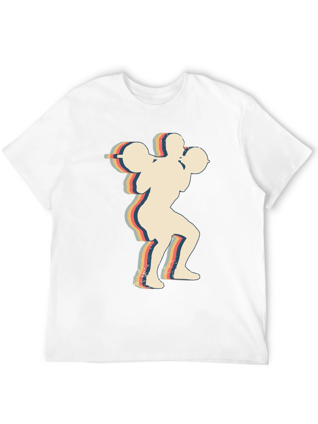 Retro Weightlifter T-Shirt - Gym Apparel