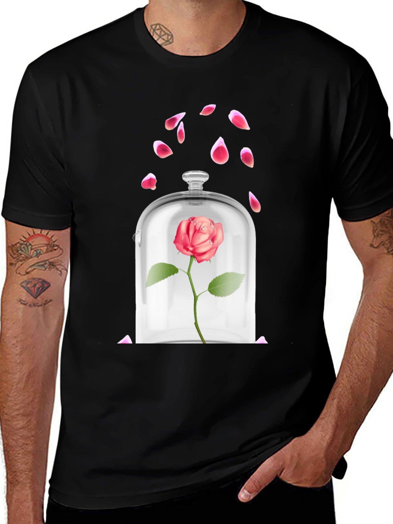 Beauty and the Beast Rose T-Shirt