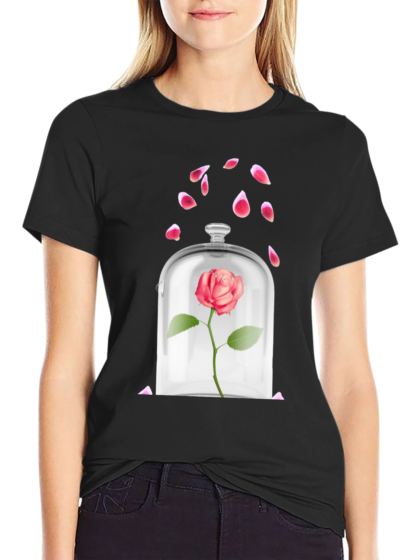 Beauty and the Beast Rose T-Shirt