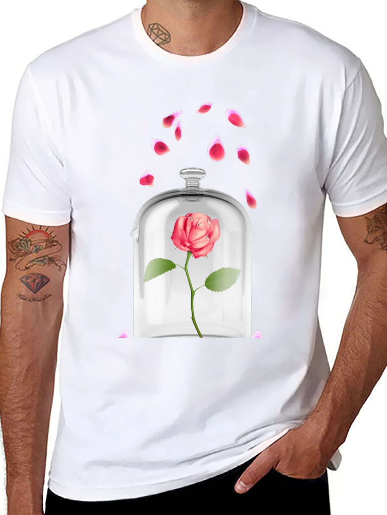 Beauty and the Beast Rose T-Shirt