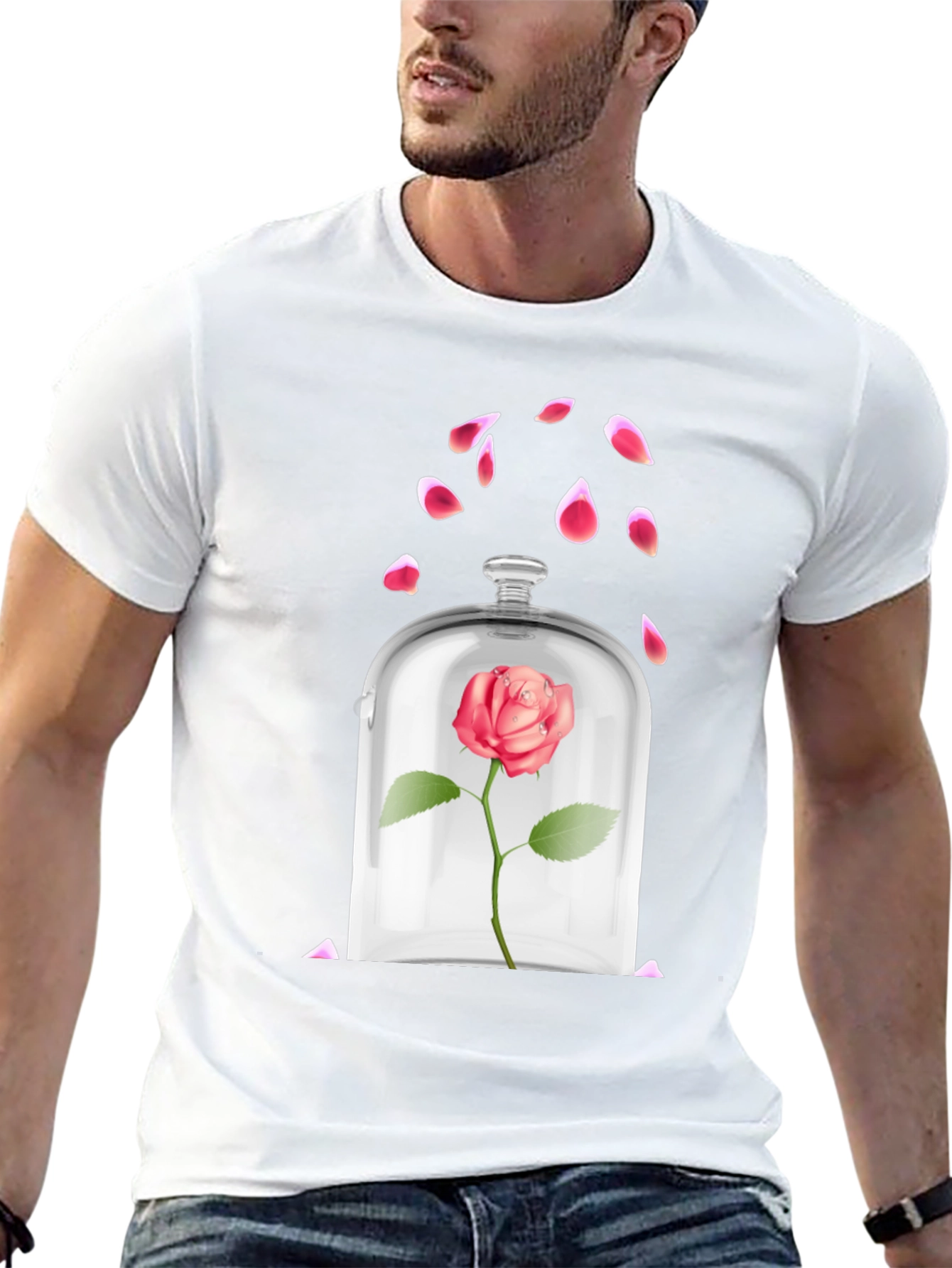 Beauty and the Beast Rose T-Shirt