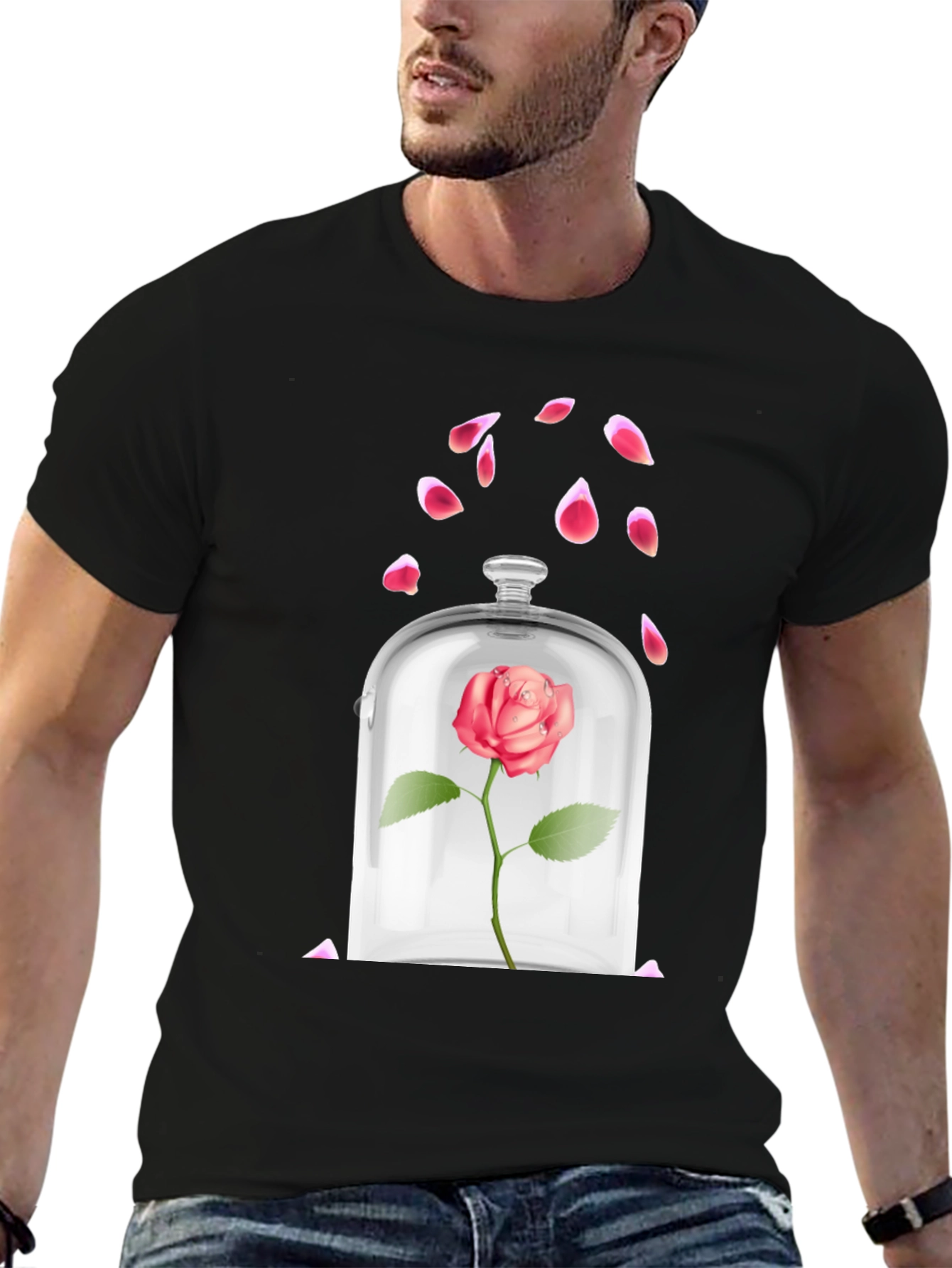 Beauty and the Beast Rose T-Shirt