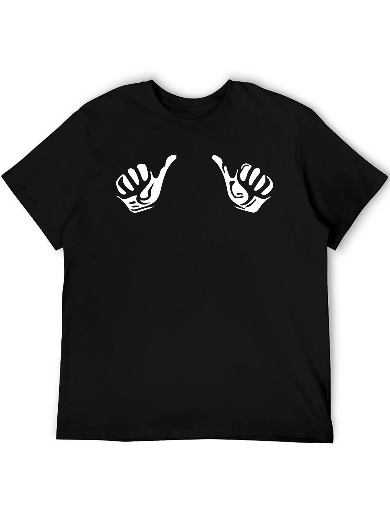 Thumbs Up Graphic Black T-Shirt