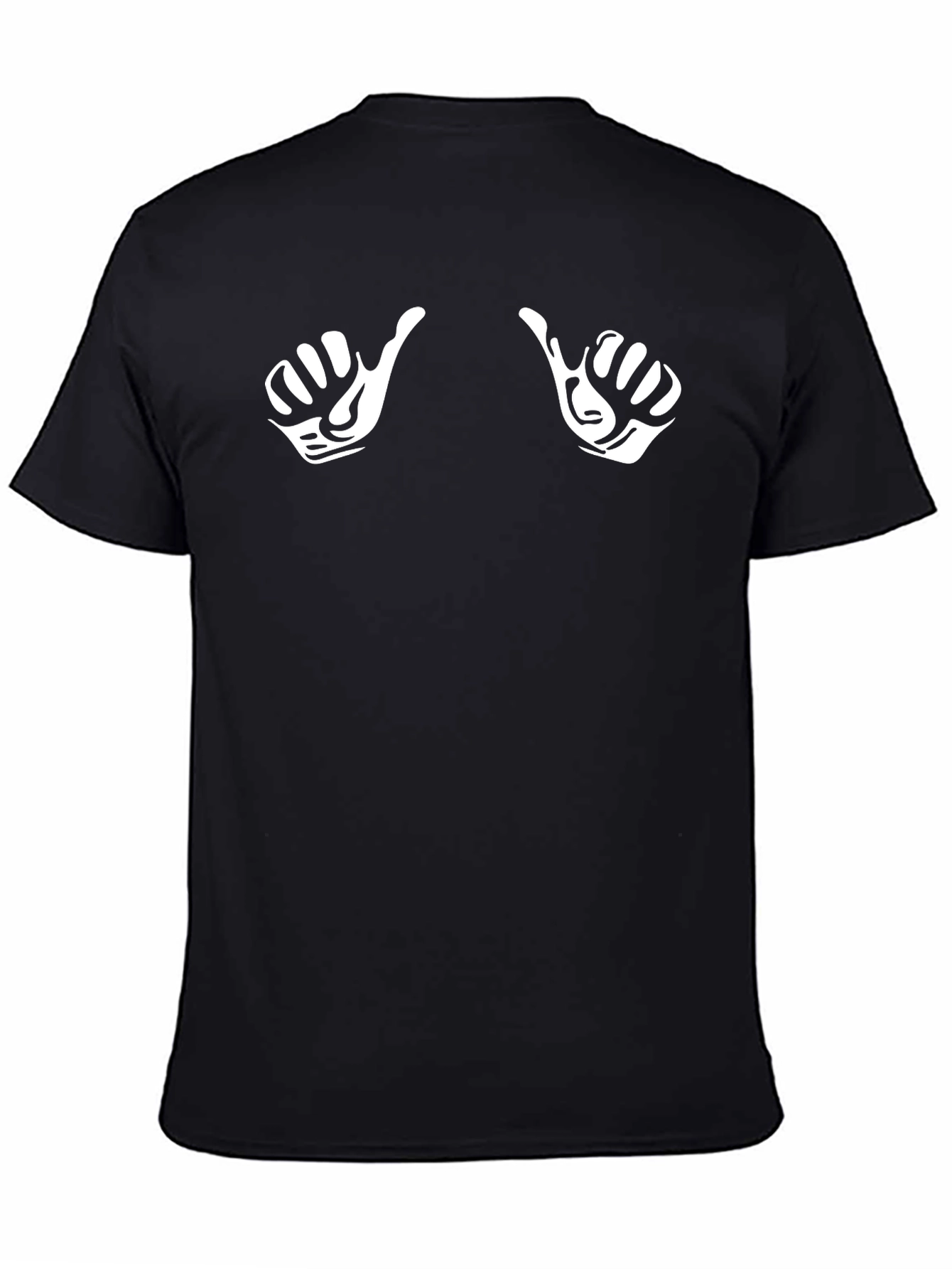 Thumbs Up Graphic Black T-Shirt