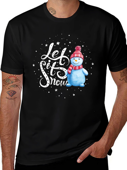 Festive Let It Snow Graphic Tee
