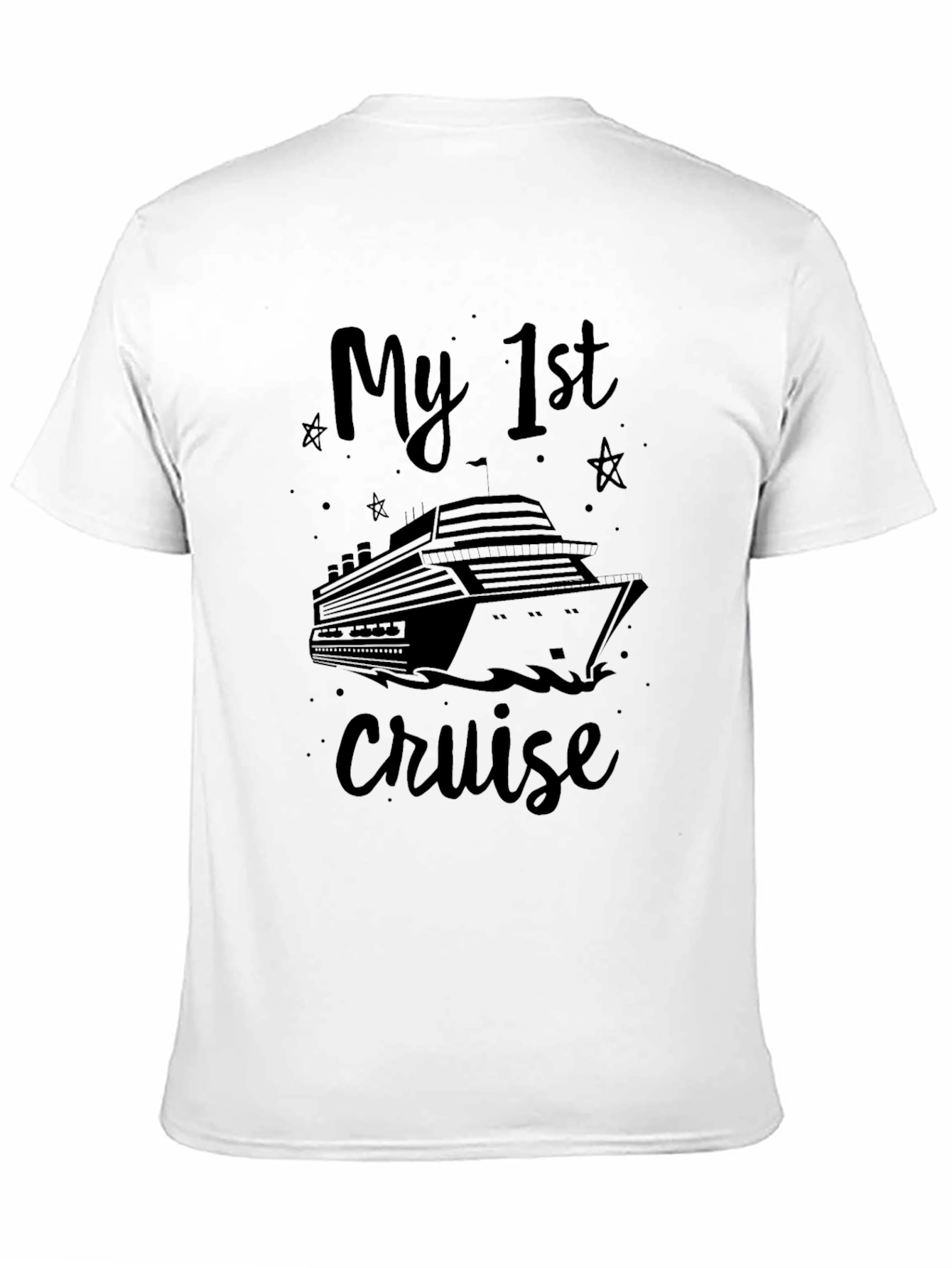 My First Cruise T-Shirt - Black