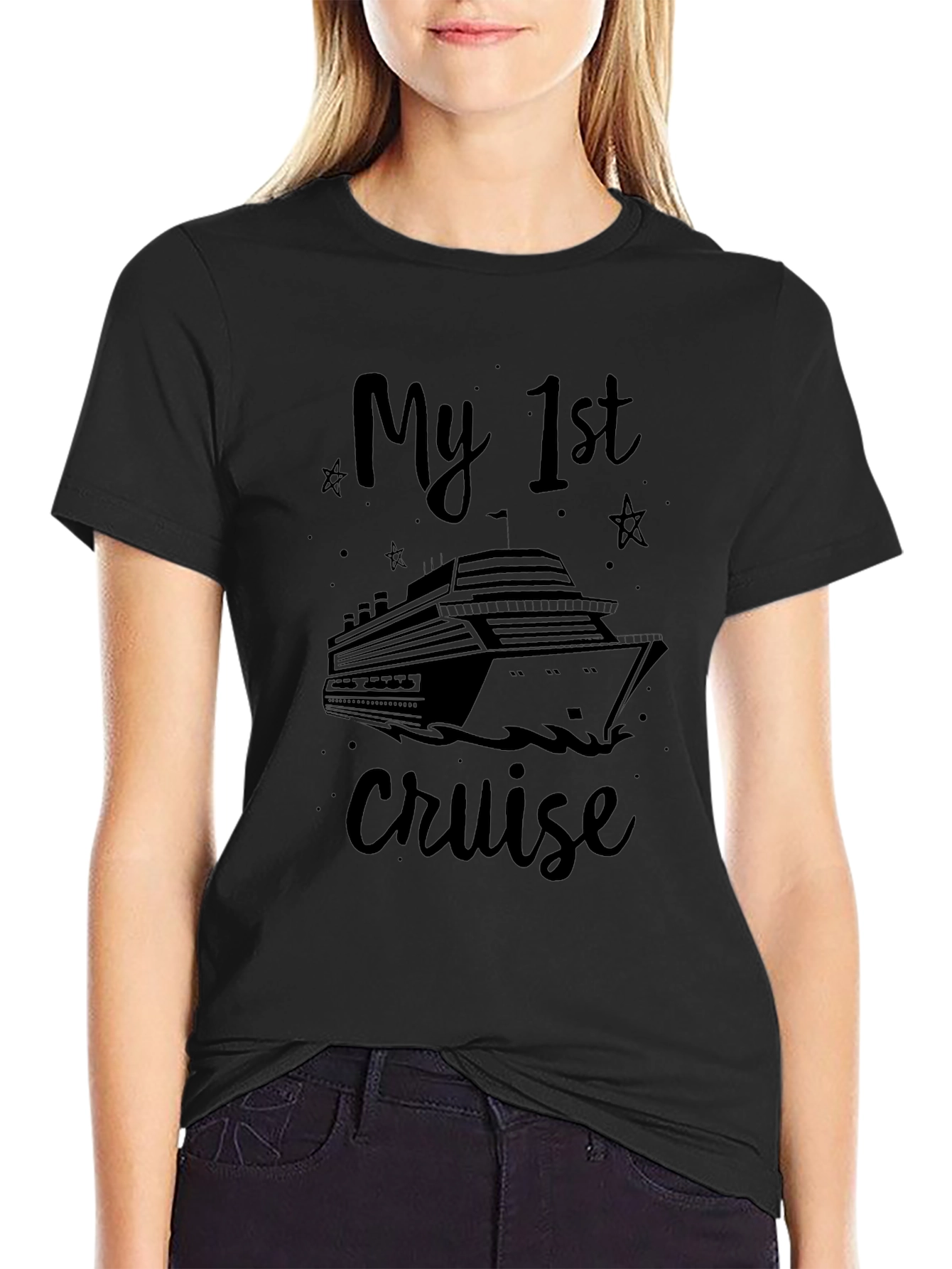 My First Cruise T-Shirt - Black