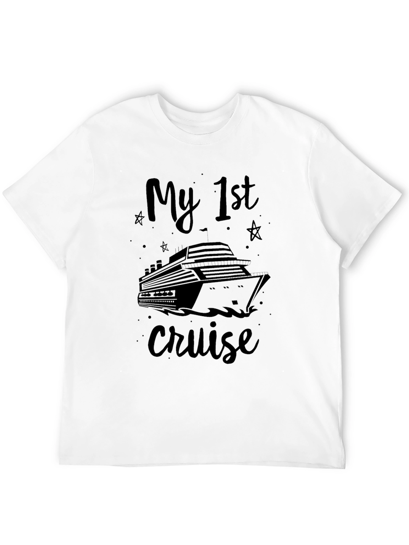 My First Cruise T-Shirt - Black