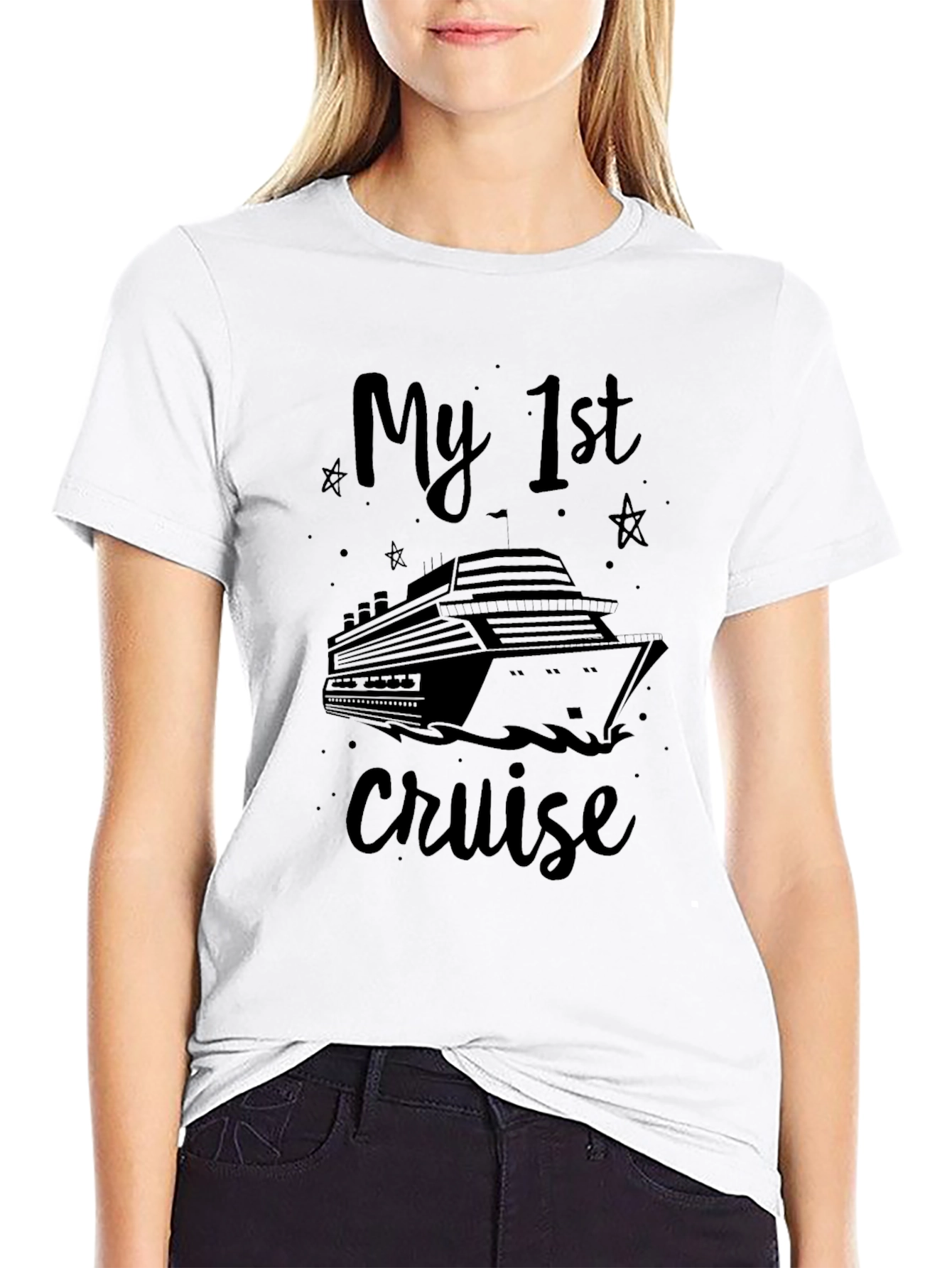 My First Cruise T-Shirt - Black