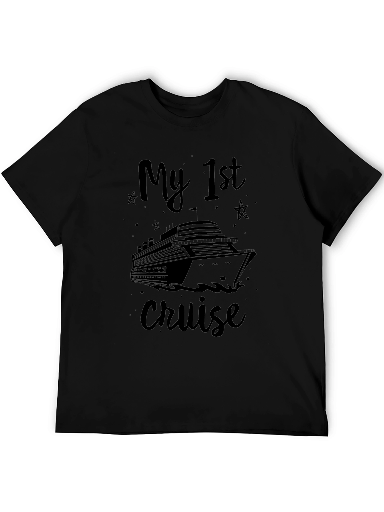 My First Cruise T-Shirt - Black