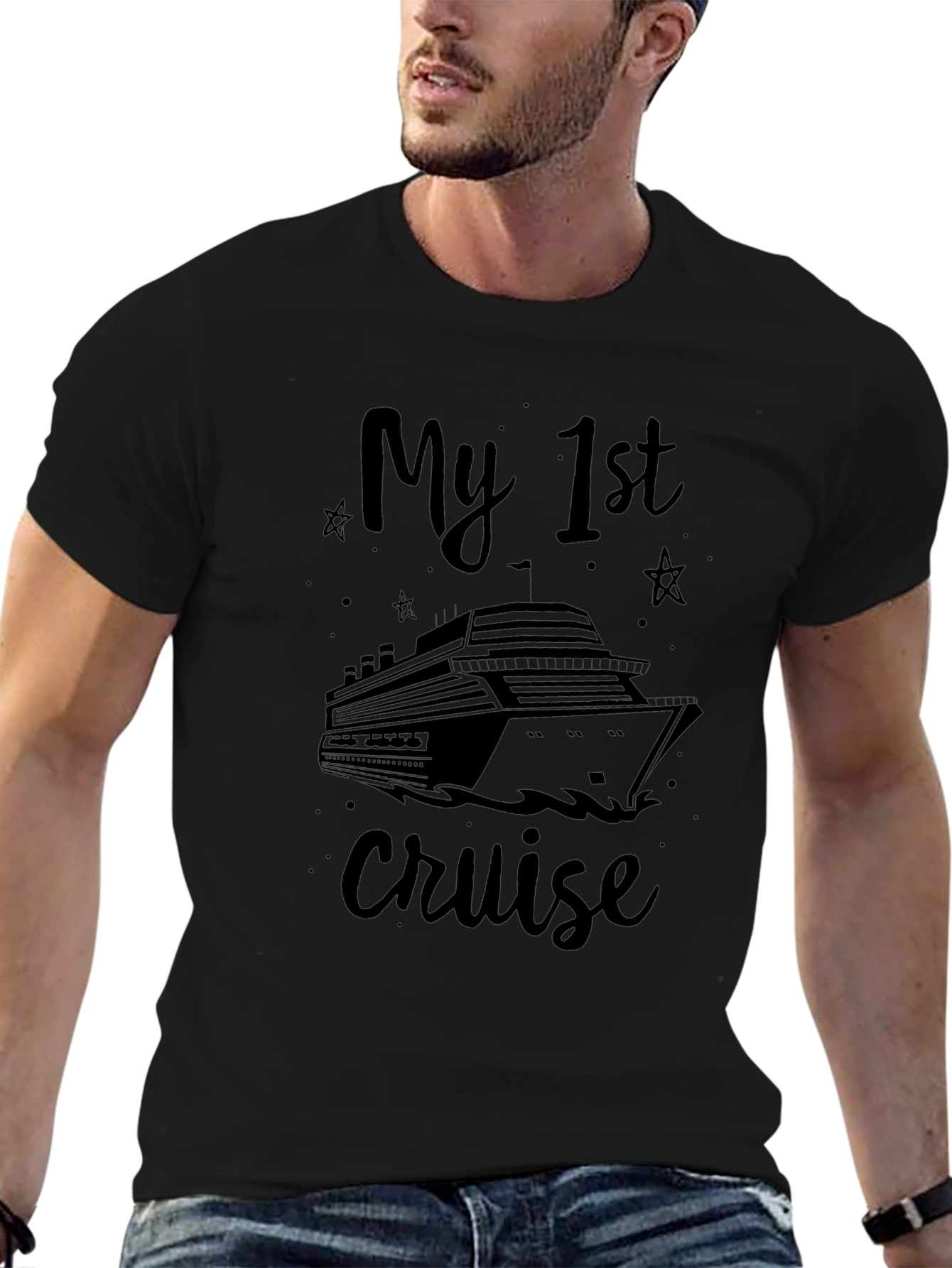 My First Cruise T-Shirt - Black