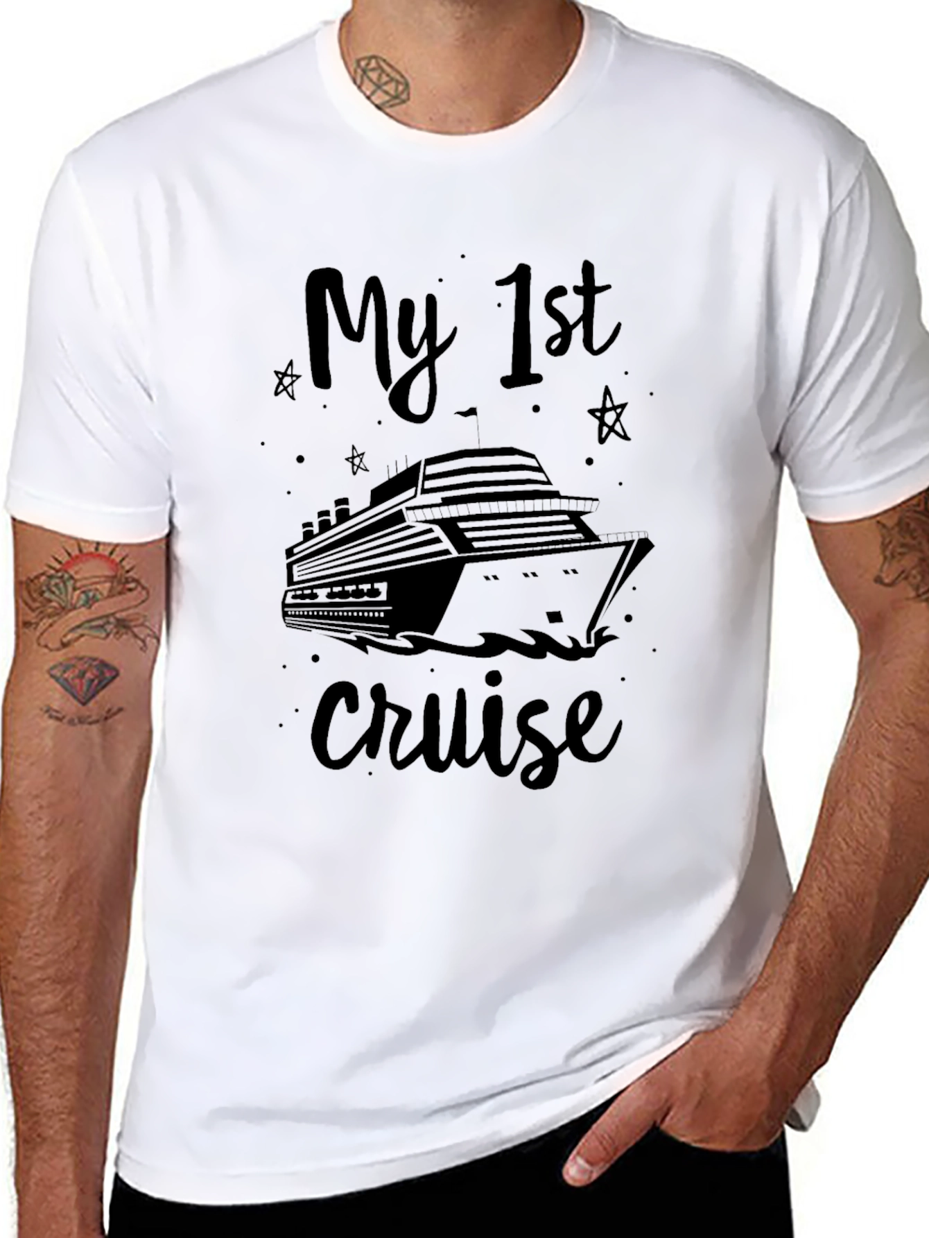 My First Cruise T-Shirt - Black