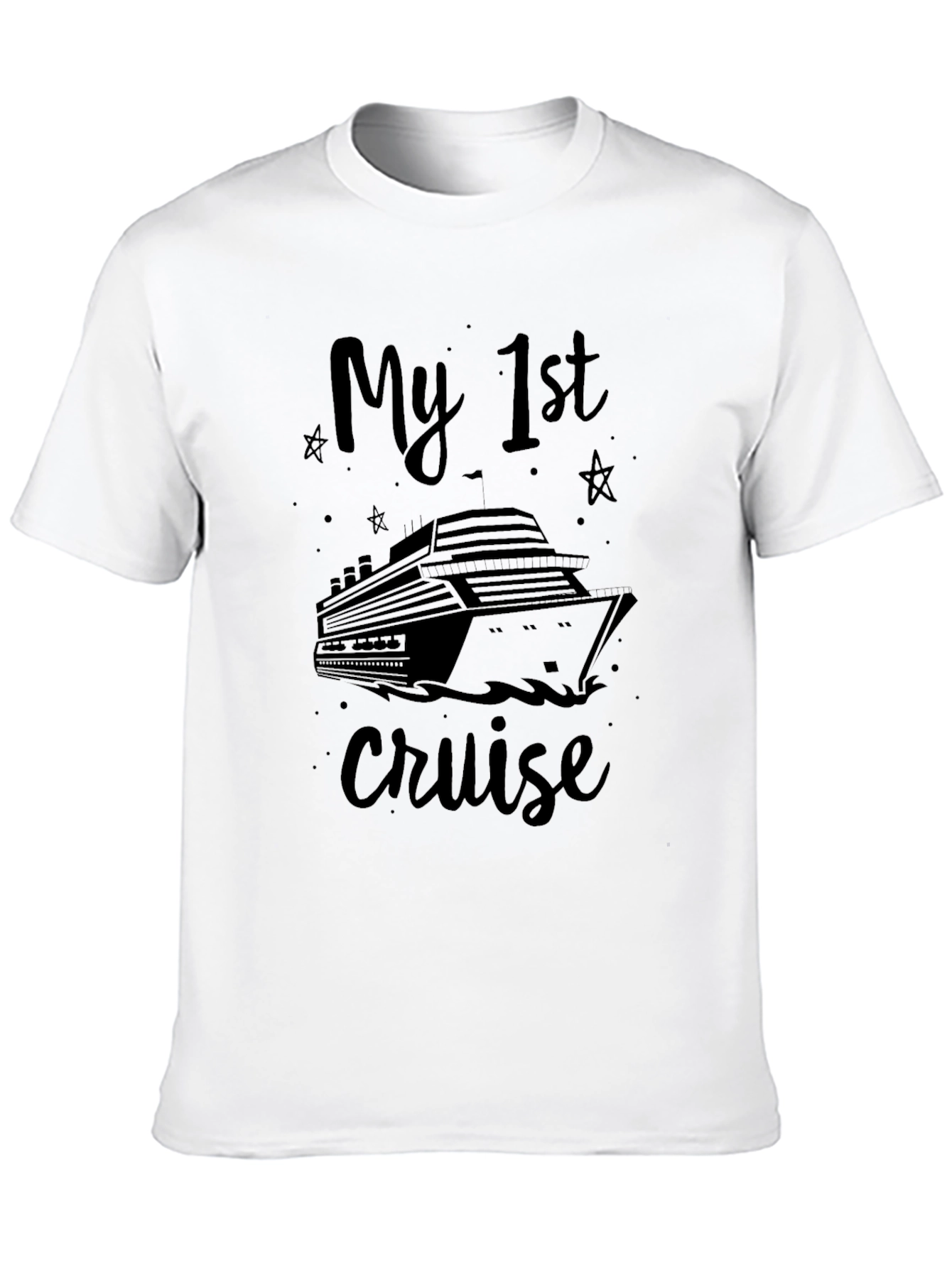 My First Cruise T-Shirt - Black