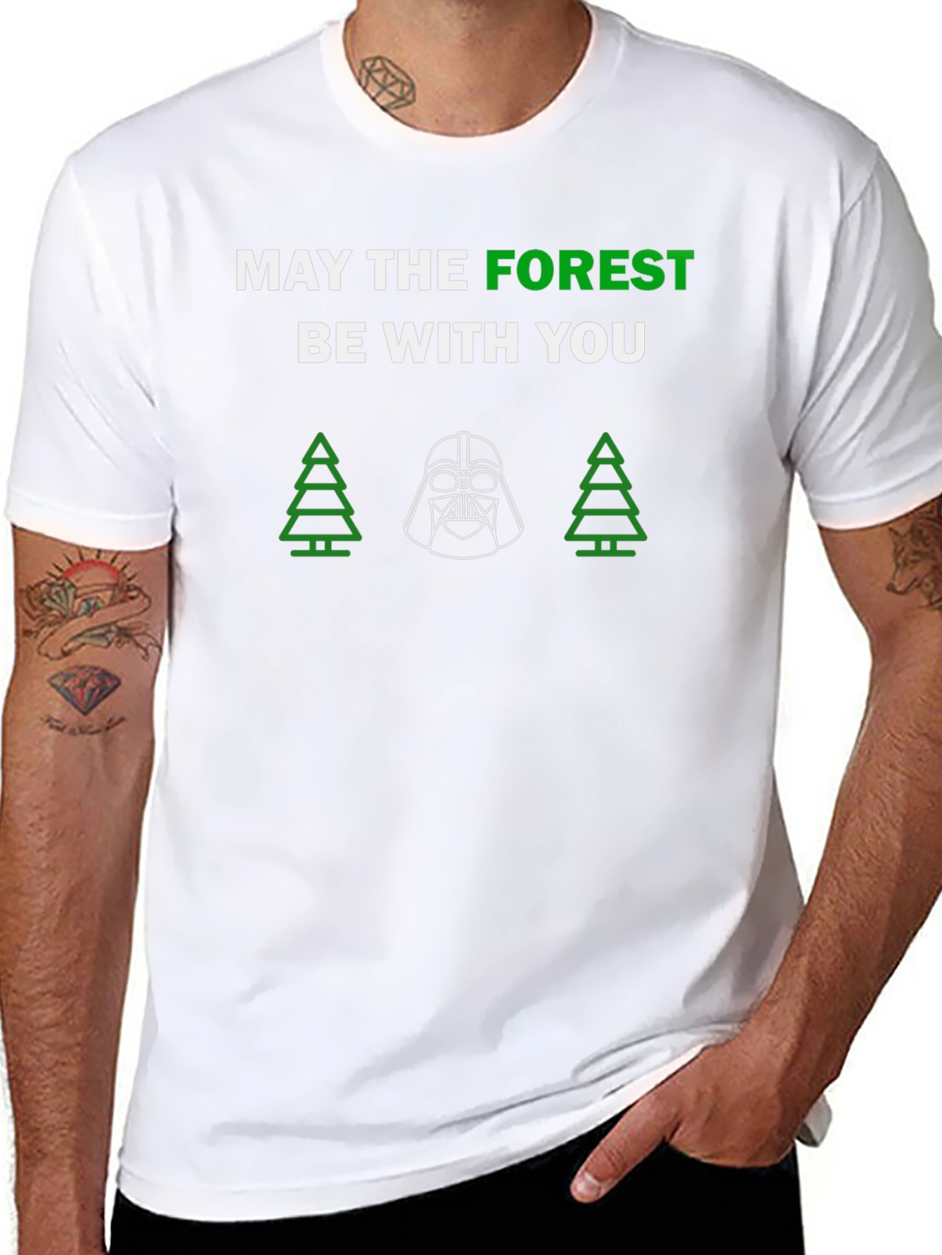 May The Forest Be With You Graphic Tee