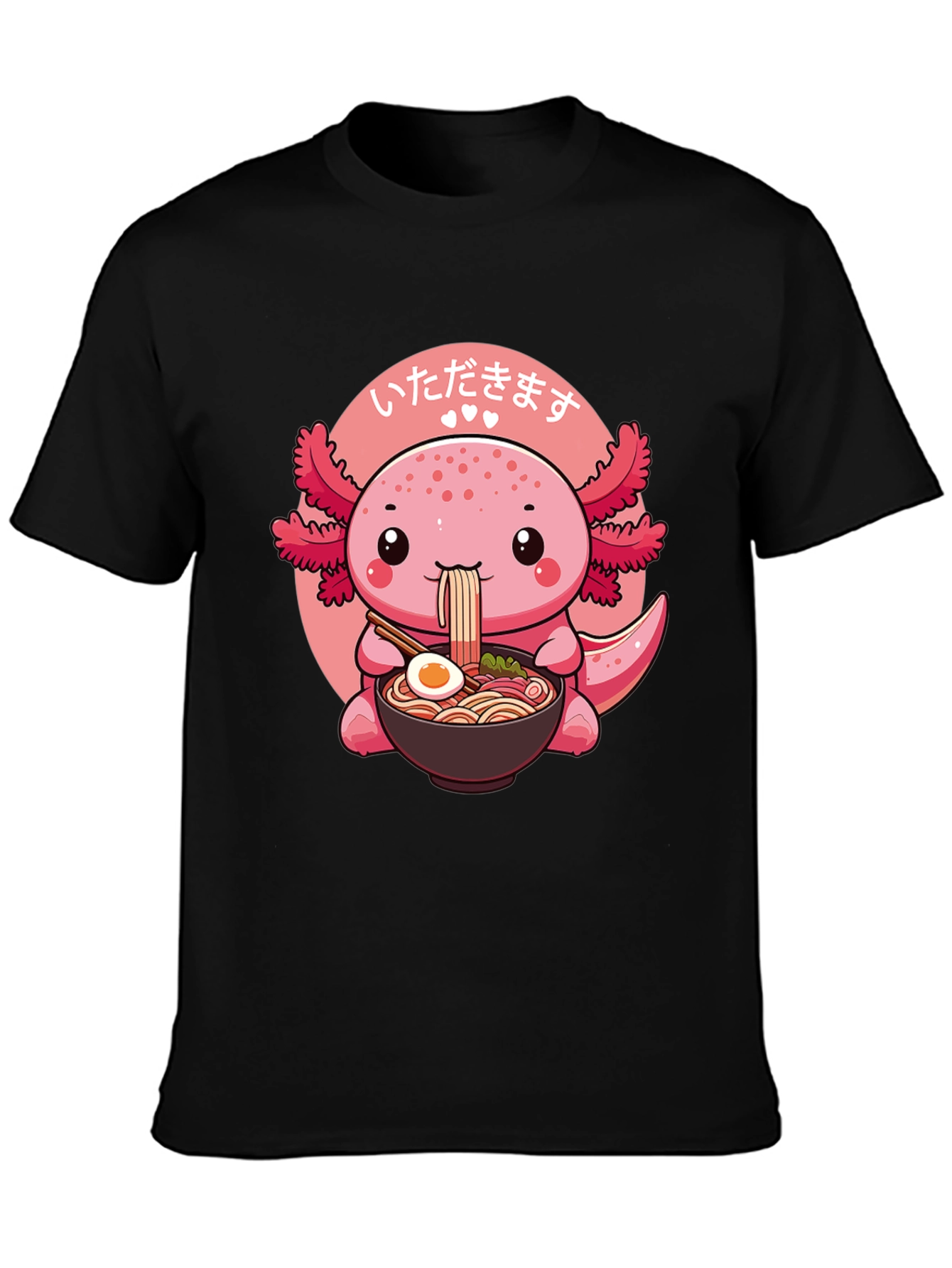 Cute Axolotl Ramen T-Shirt