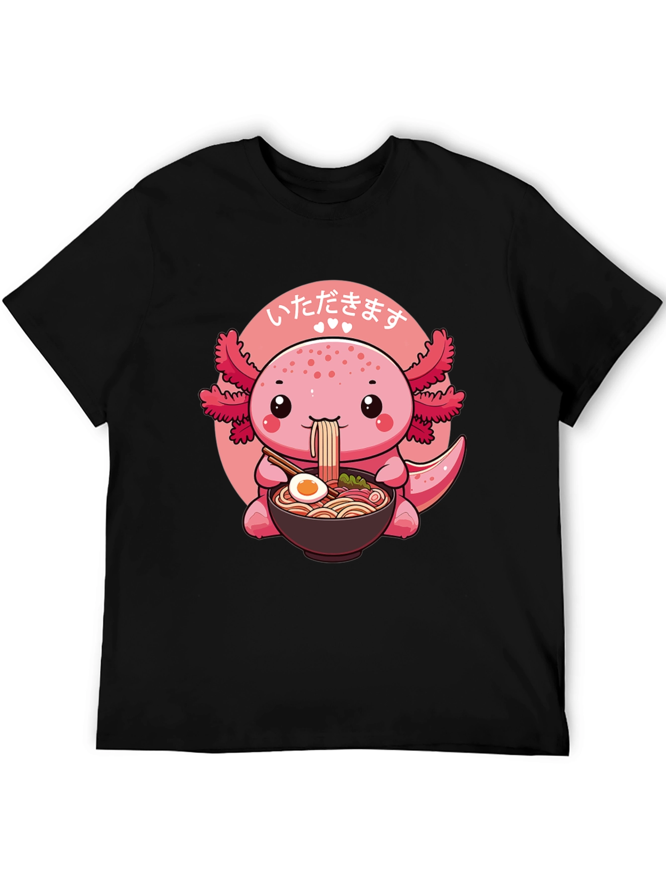 Cute Axolotl Ramen T-Shirt