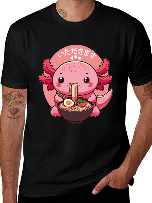Cute Axolotl Ramen T-Shirt