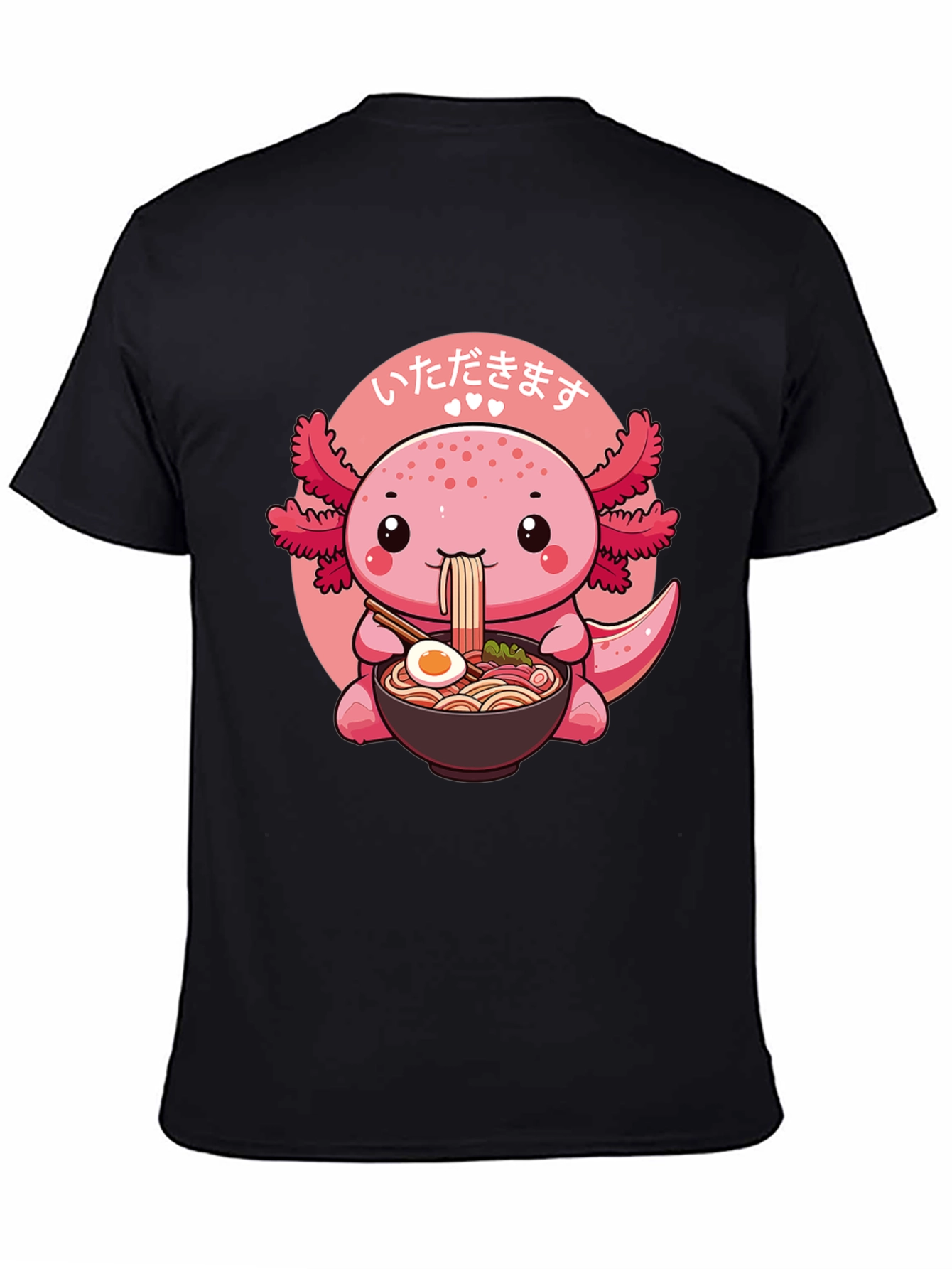 Cute Axolotl Ramen T-Shirt