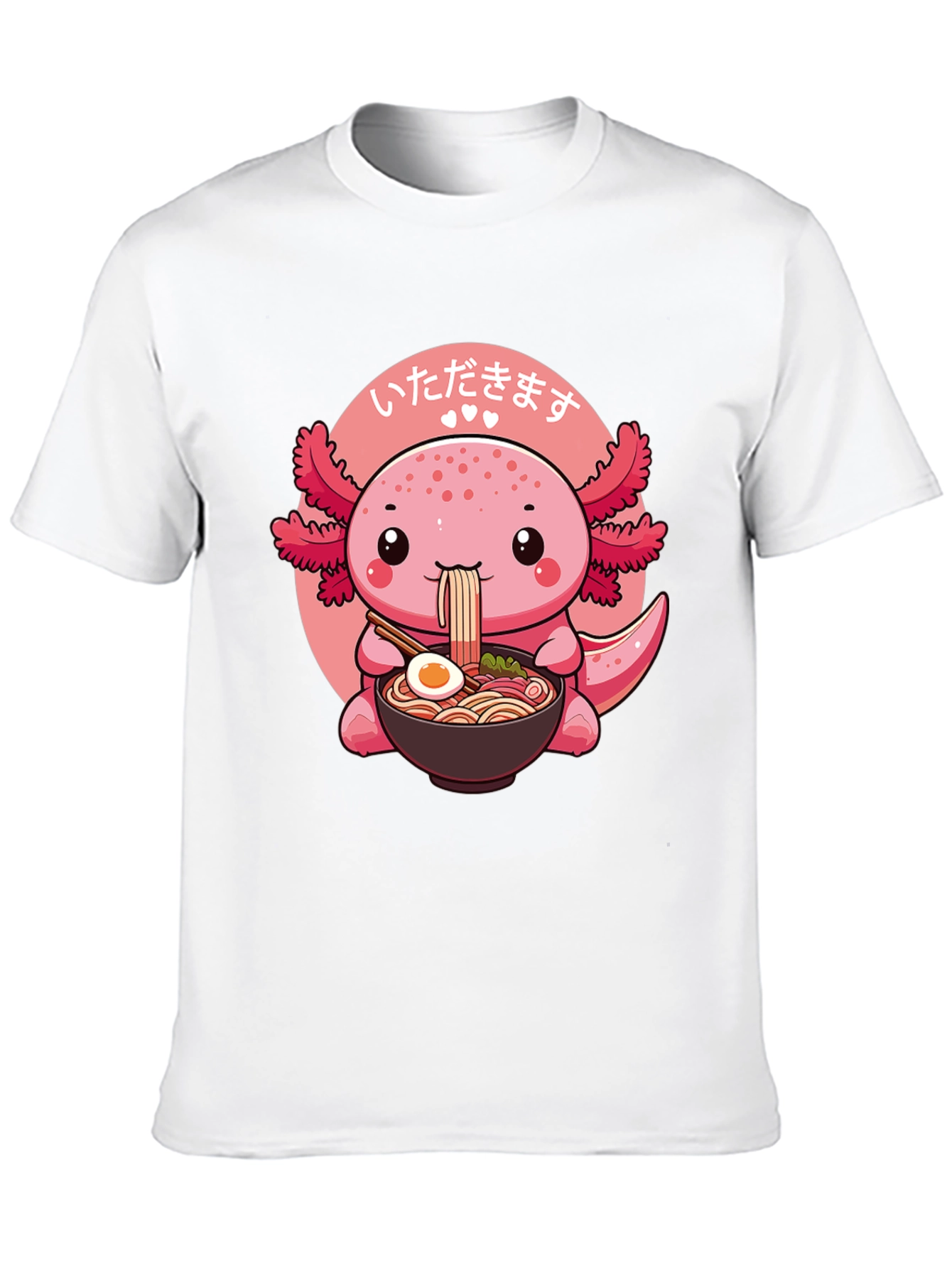 Cute Axolotl Ramen T-Shirt