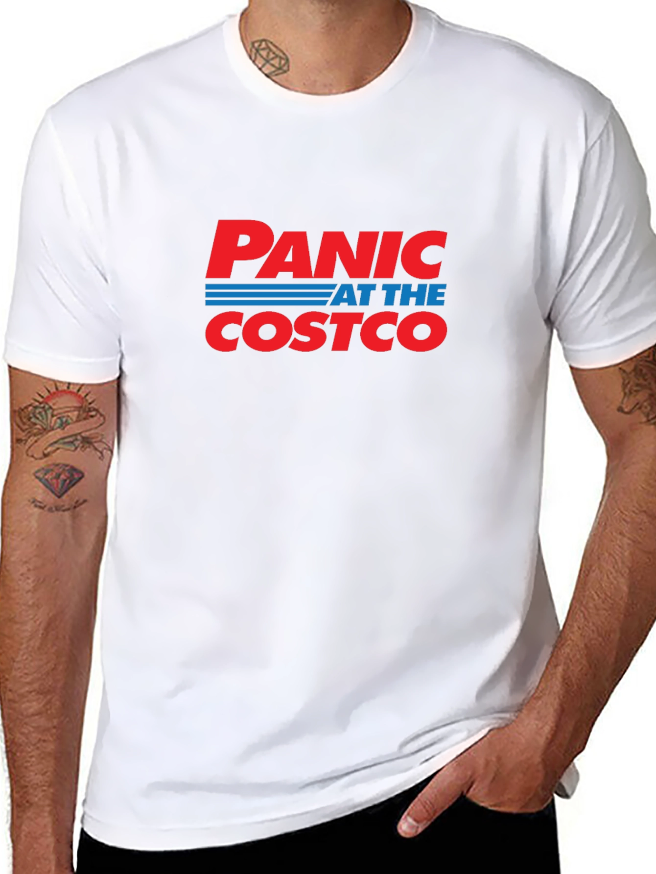 Panic at The Costco T-Shirt - Novelty Tee