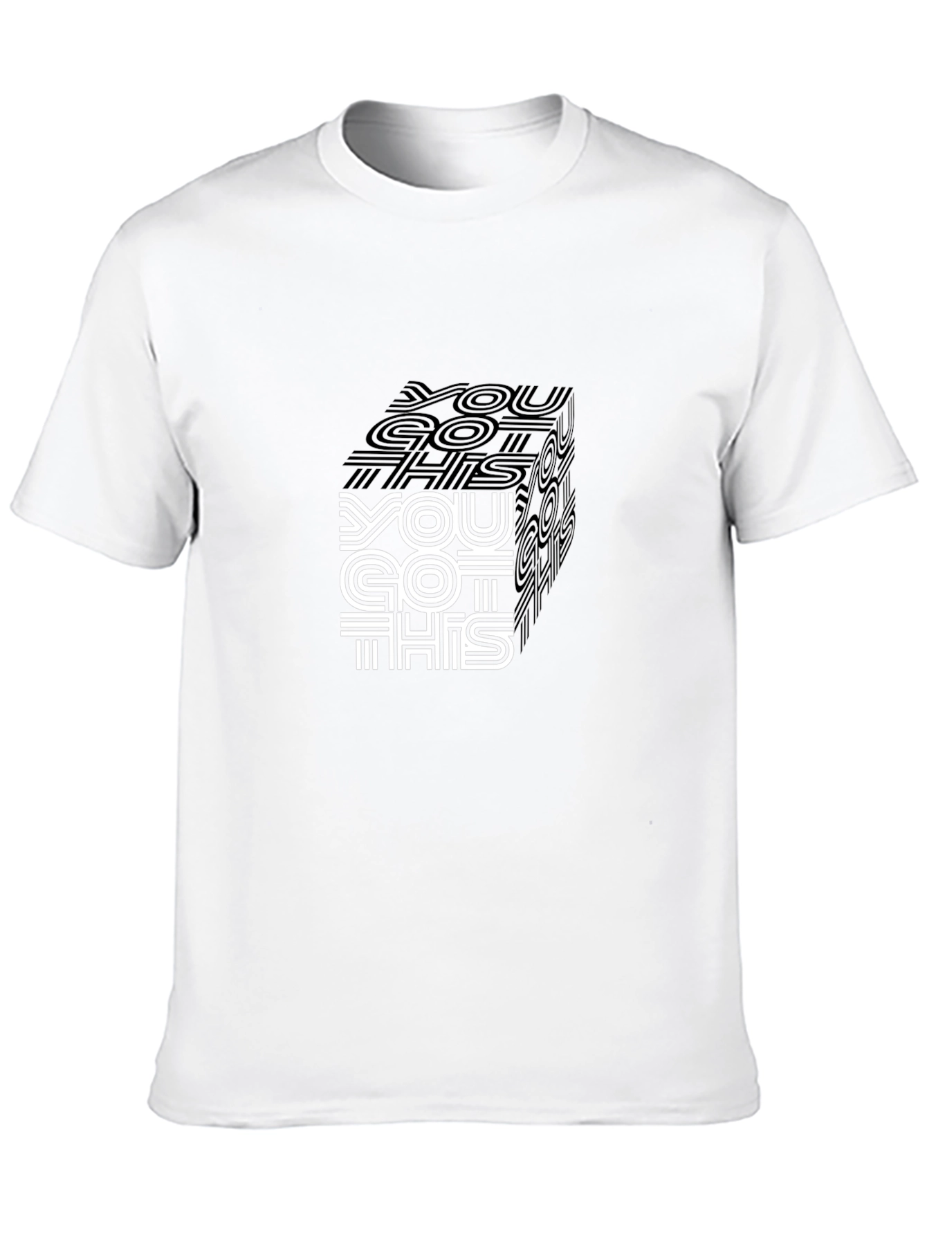 You Got This Graphic Tee - Stylish Black Shirt