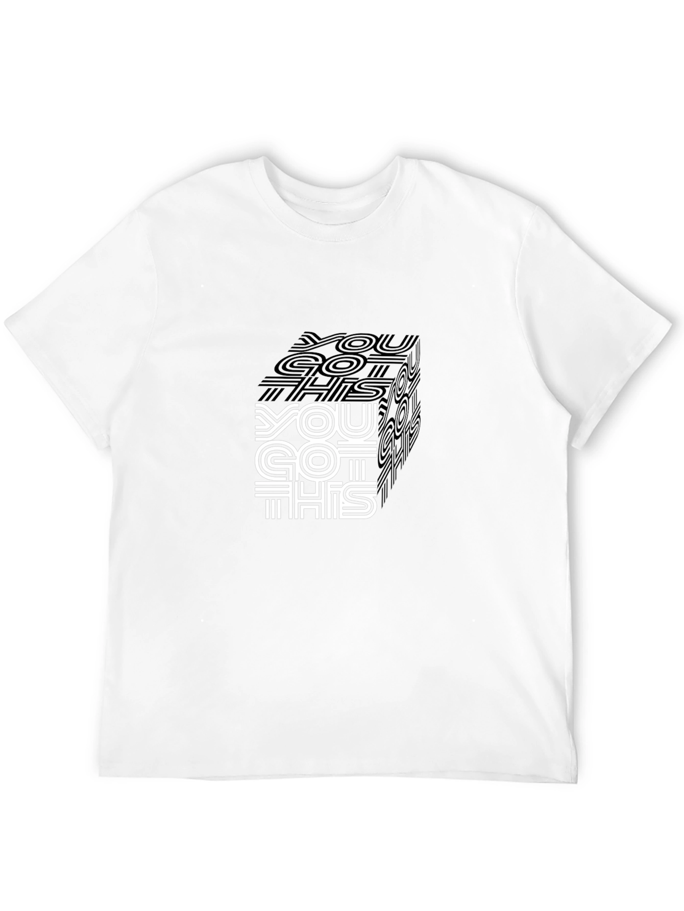 You Got This Graphic Tee - Stylish Black Shirt
